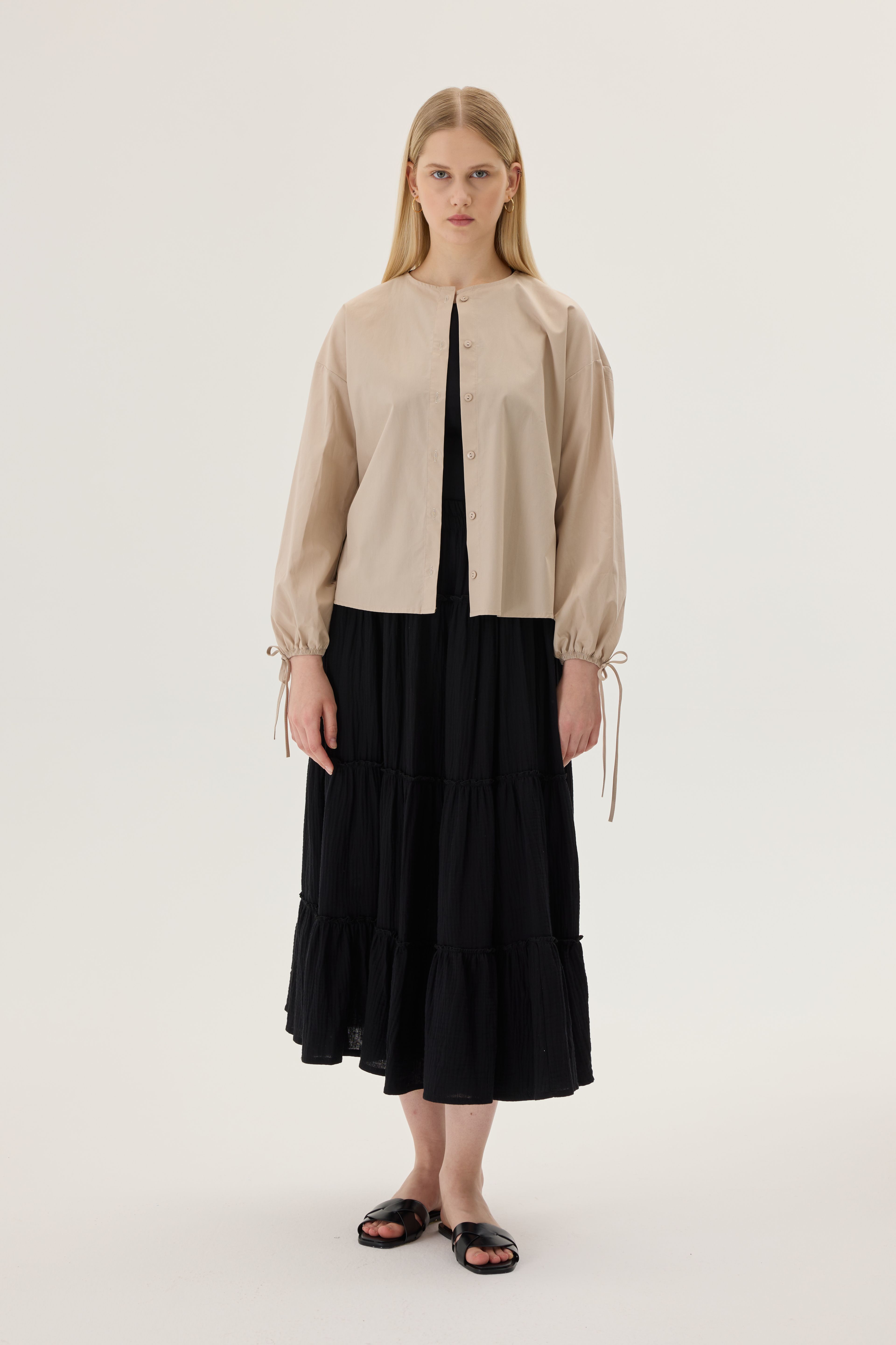 Muslin Layered Skirt