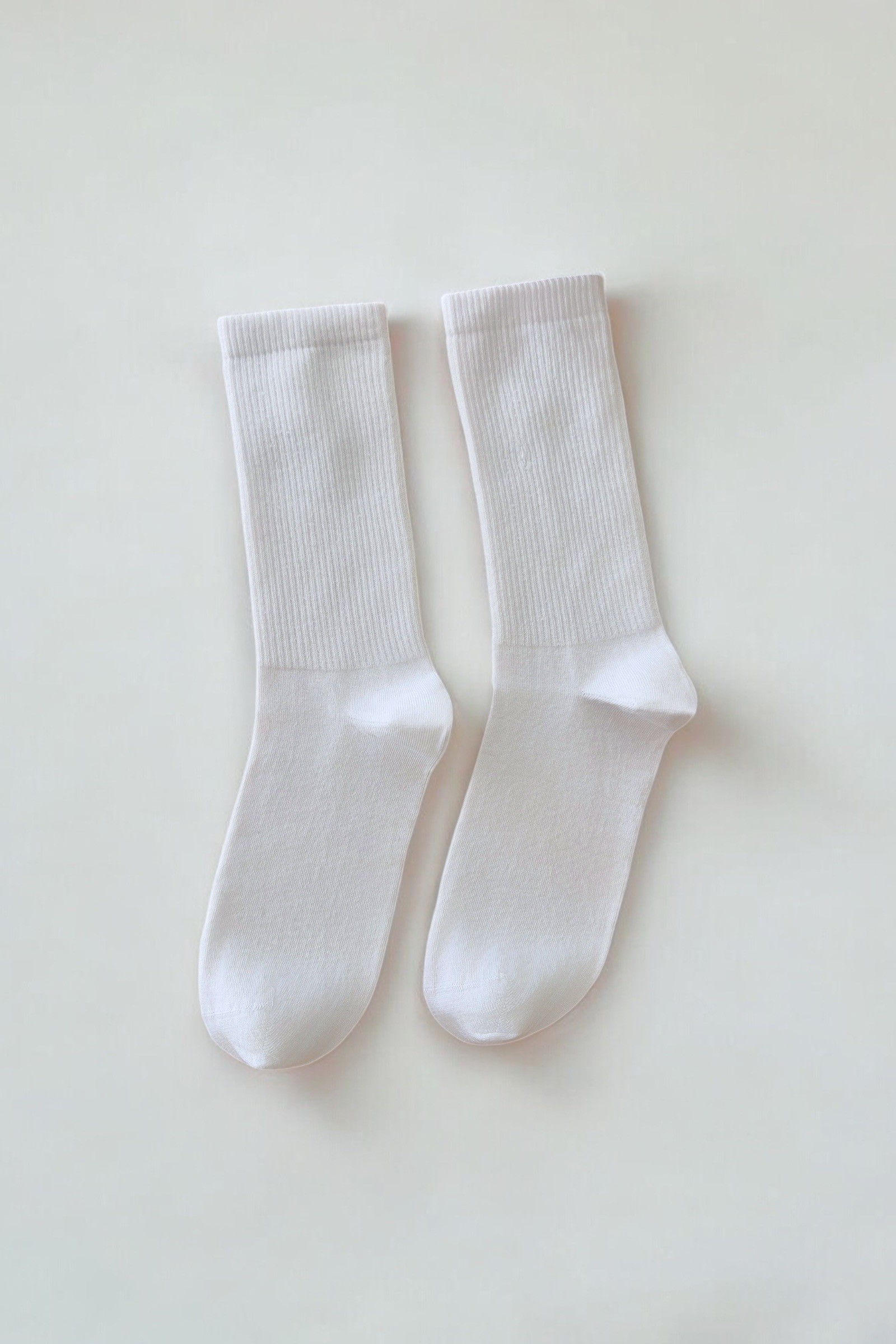 Uzun bambu çorap  - pure white