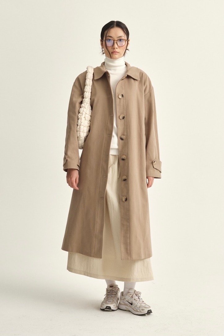 Gabardin Trençkot  - mink
