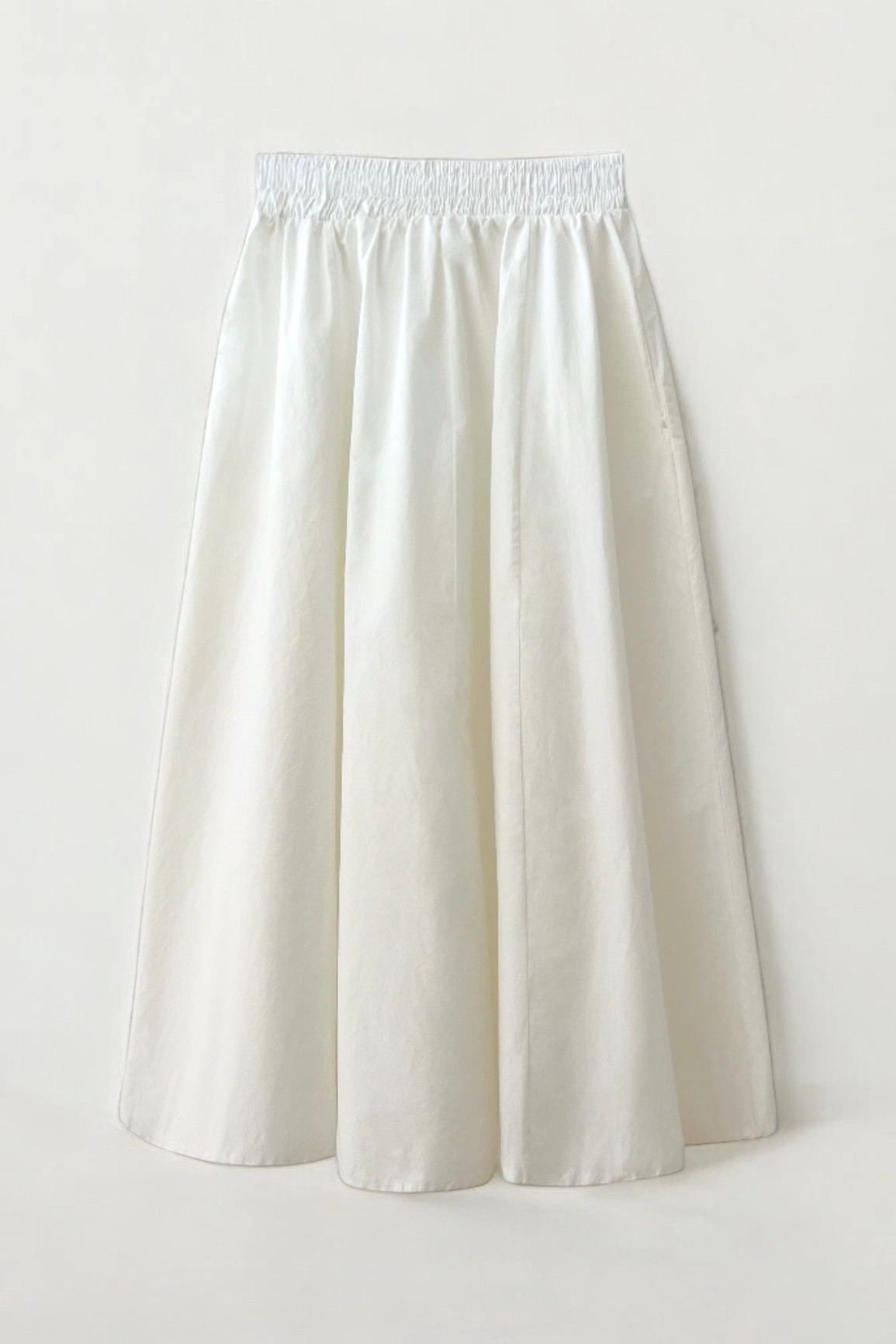 Yumuşak pamuklu etek  - pure white