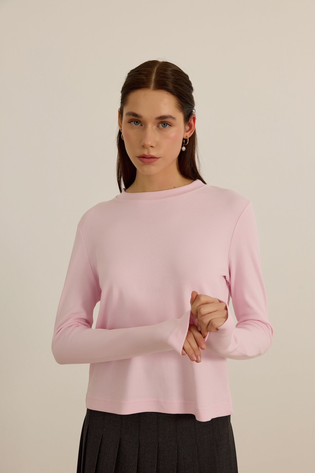 Basic pamuklu t-shirt