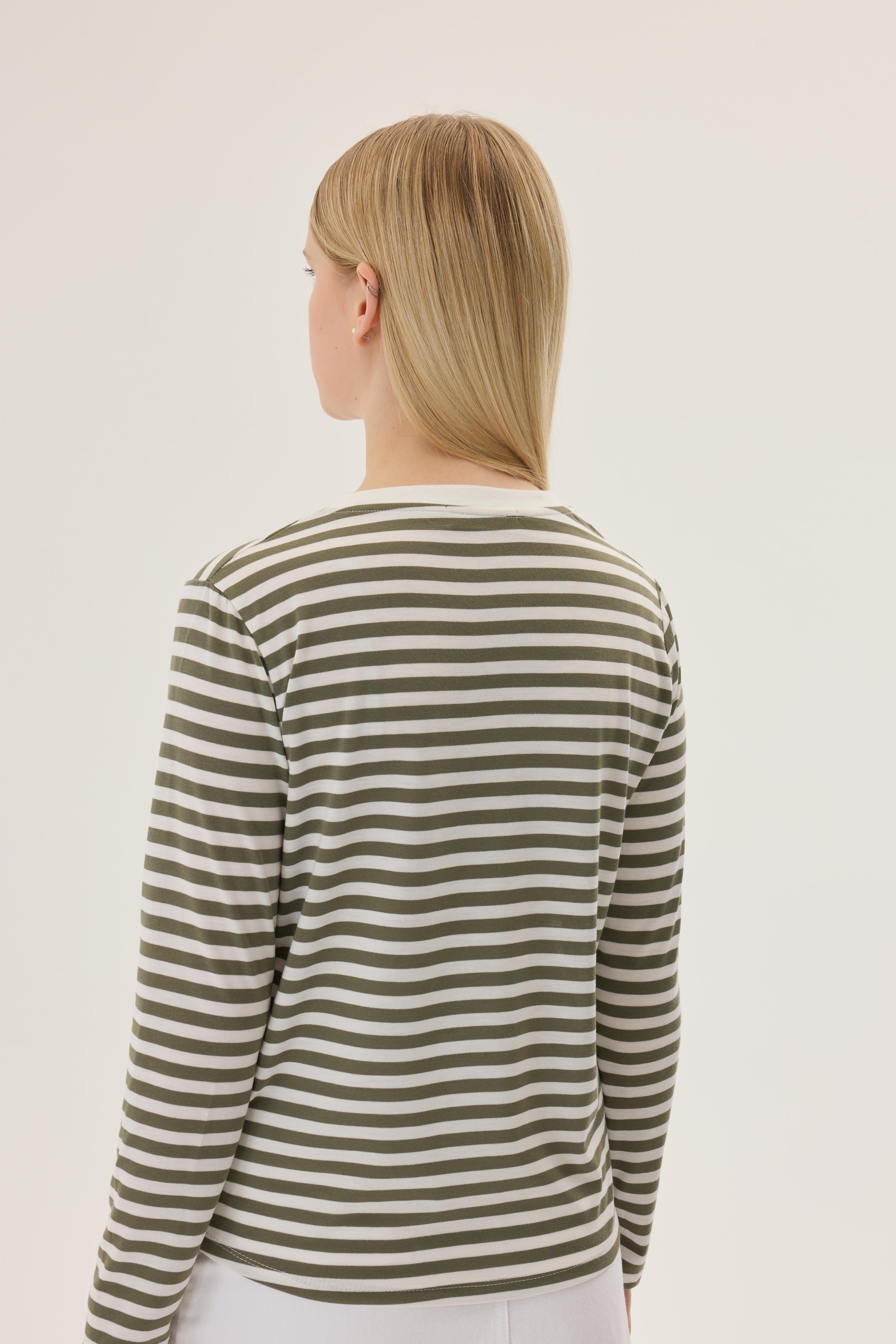 Striped Basic Long Sleeve T-shirt