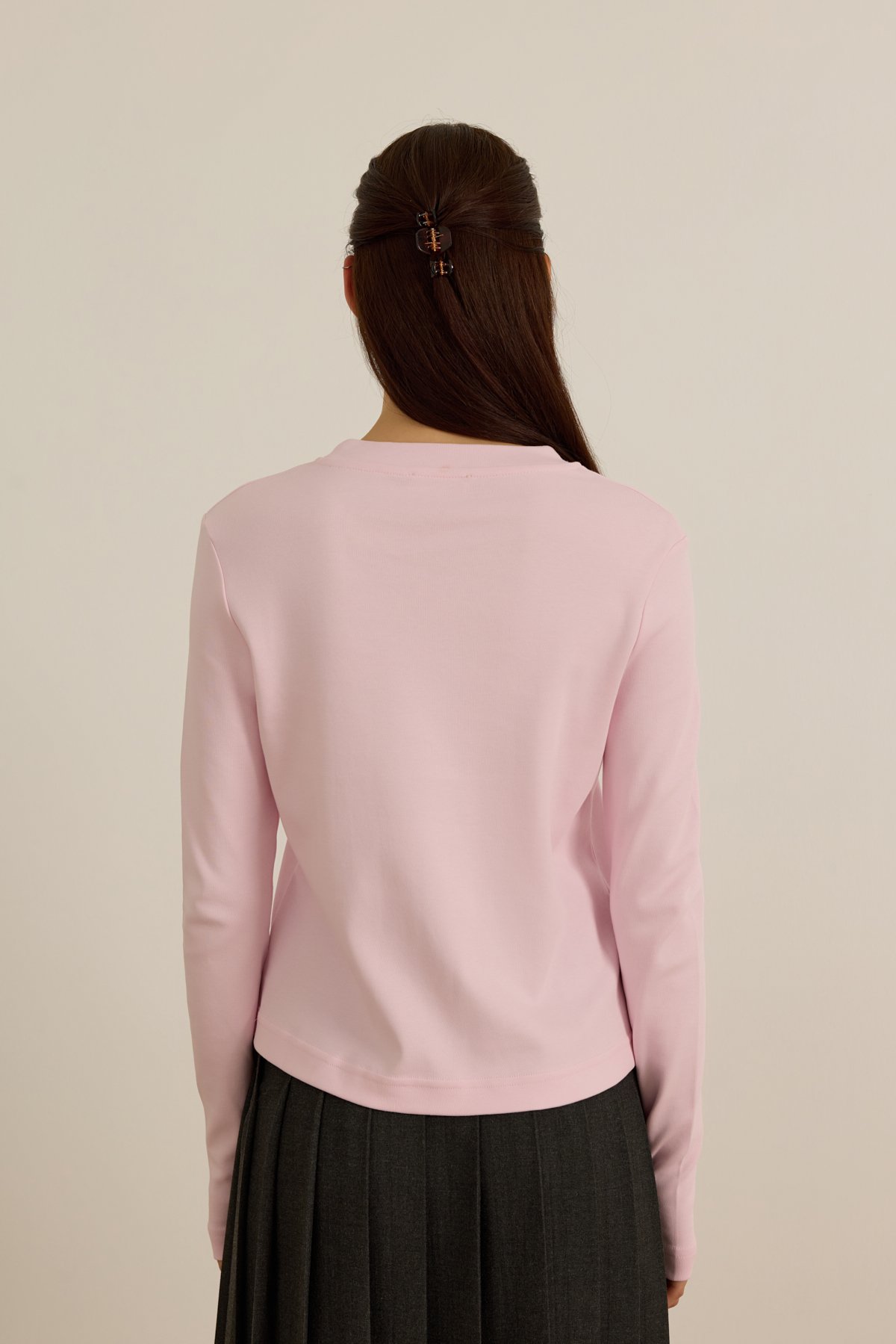 Basic pamuklu t-shirt