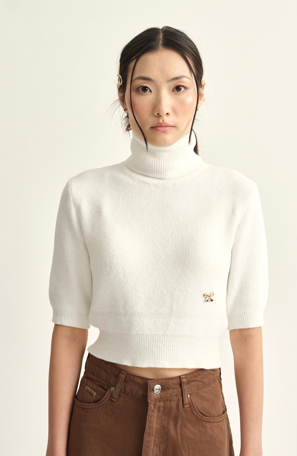 Soft turtleneck sweater