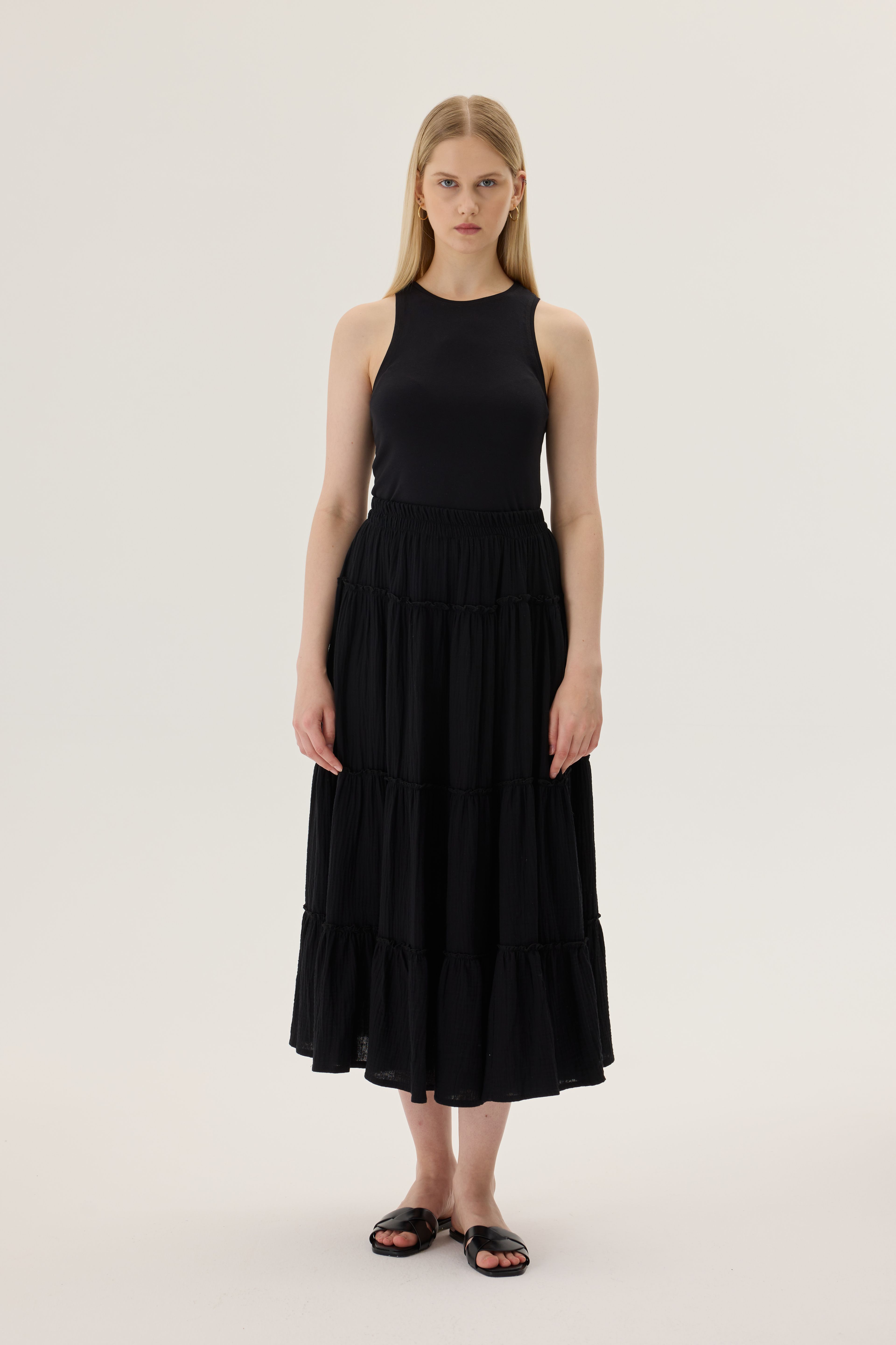 Muslin Layered Skirt