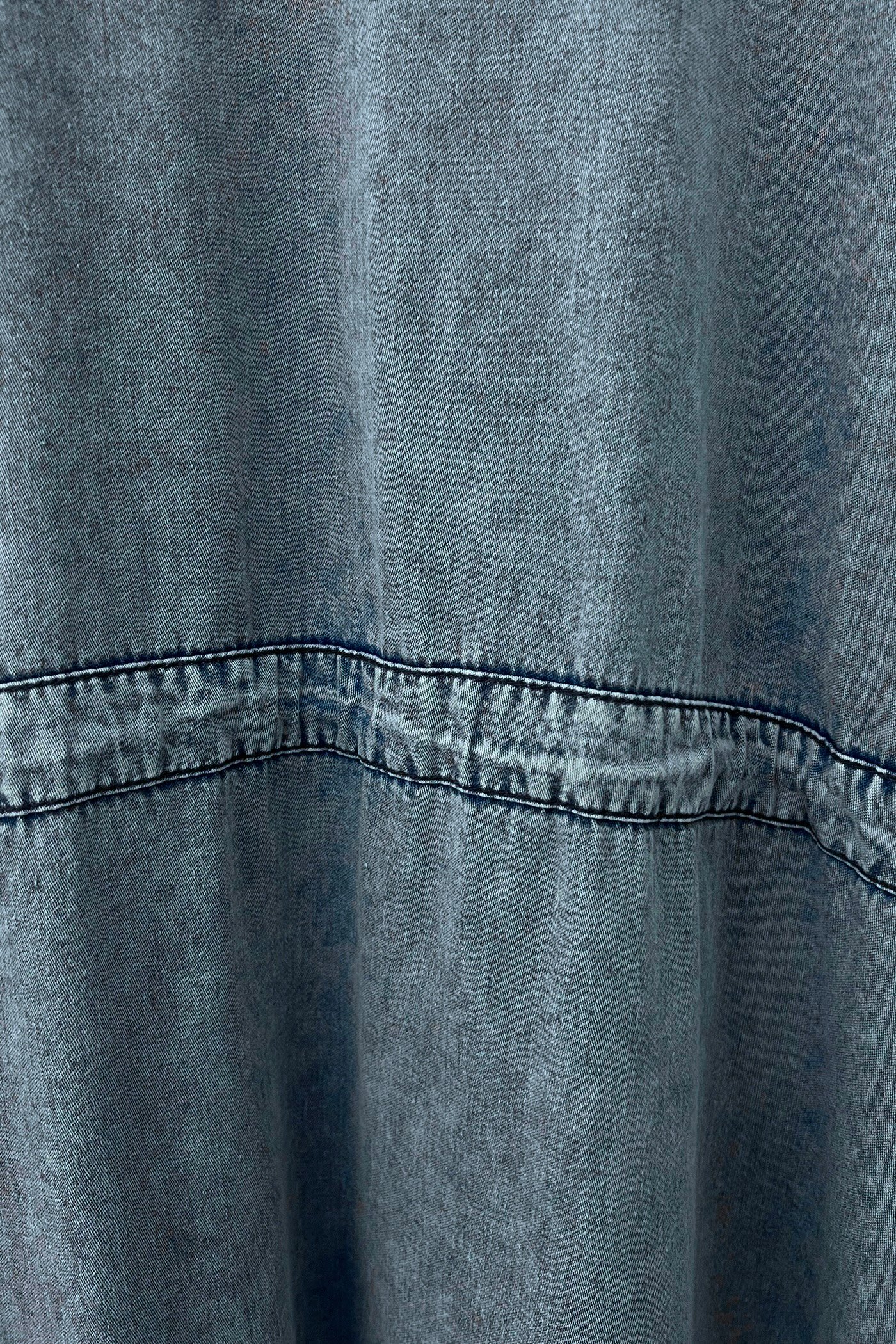 İnce denim elbise 