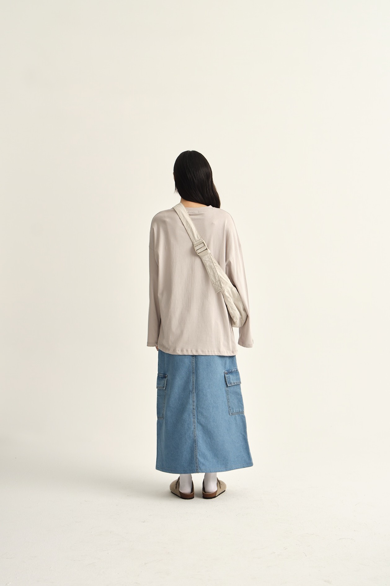 Oversize t-shirt - gray