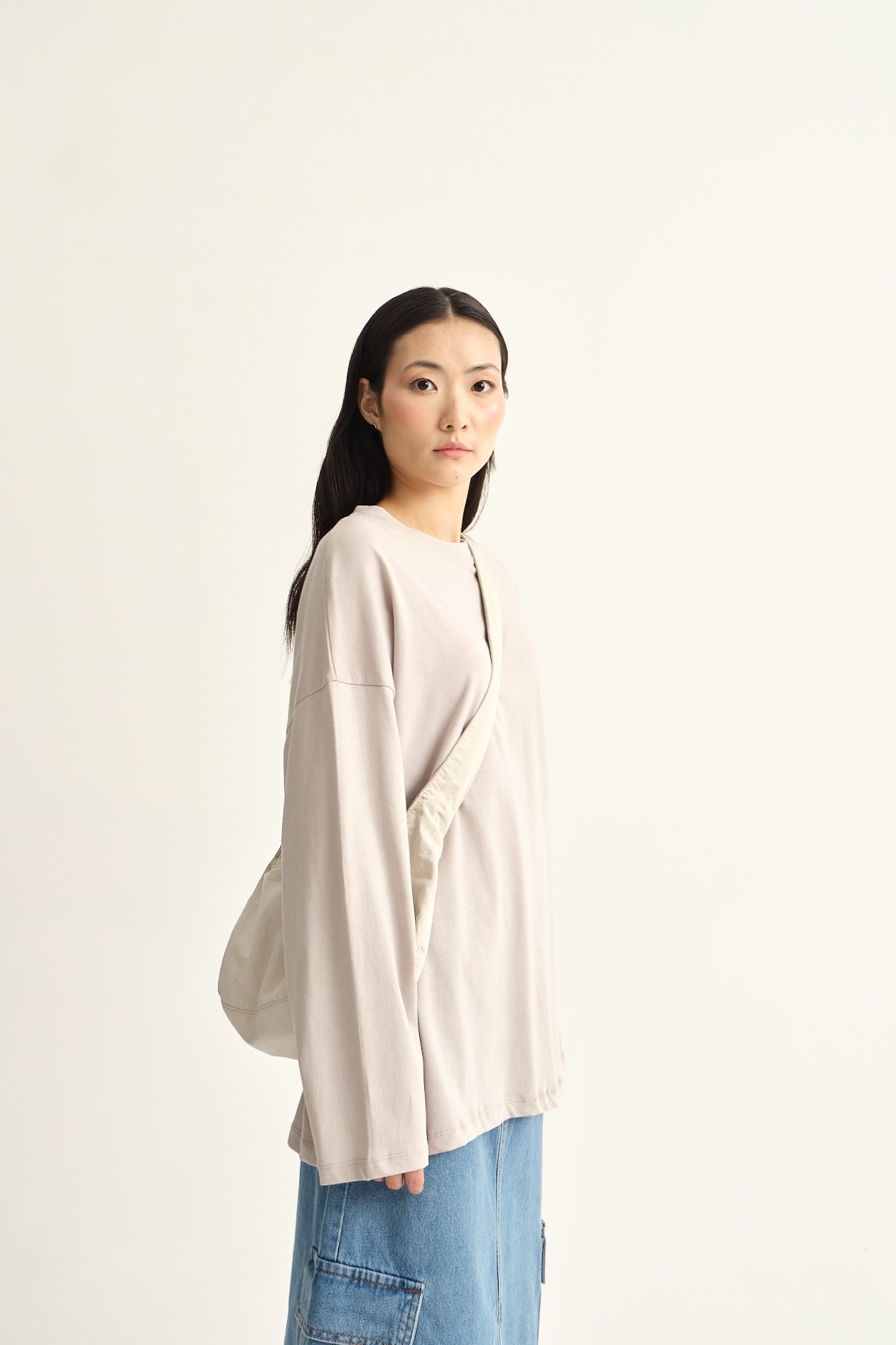 Oversize T-shirt - grey