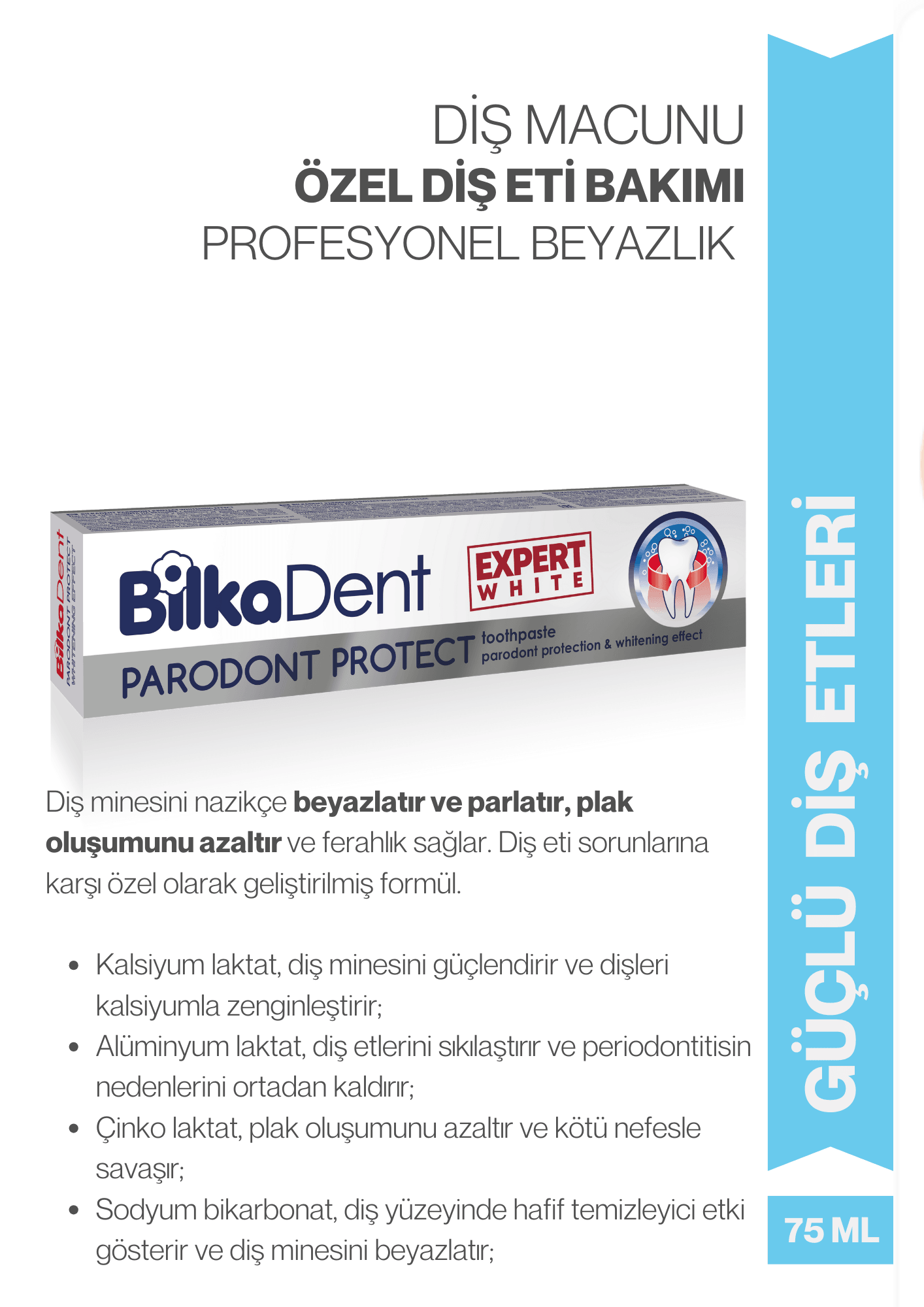 Parodont Protect Beyazlatıcı Diş Macunu EXPERT WHITE