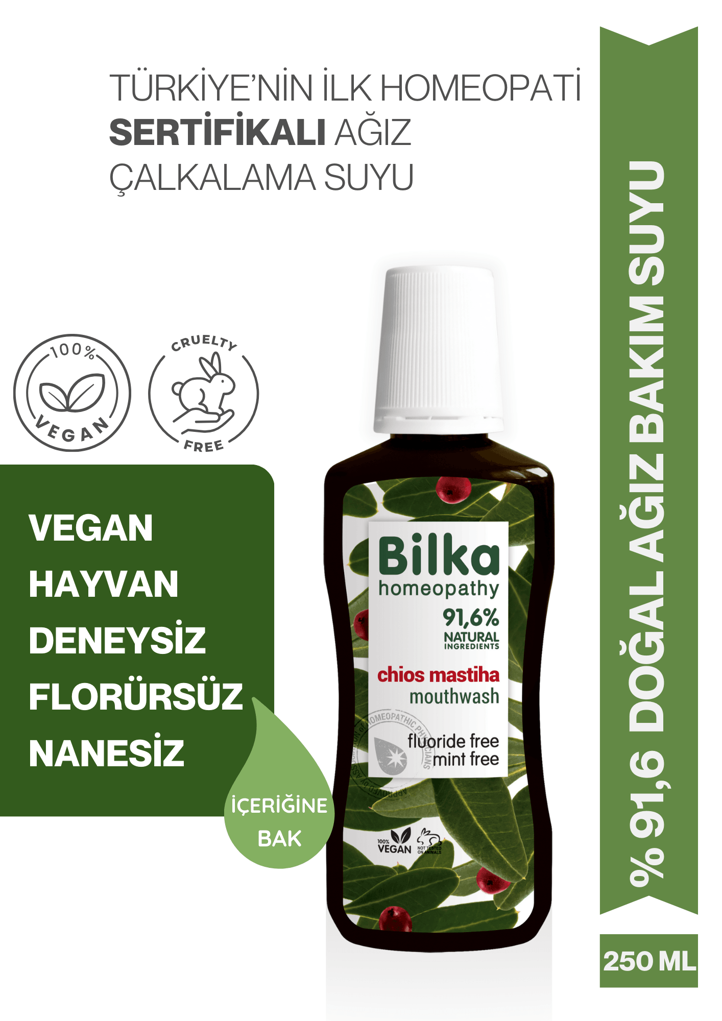 Homeopati Ağız Bakım Suyu - MASTİKA SAKIZLI