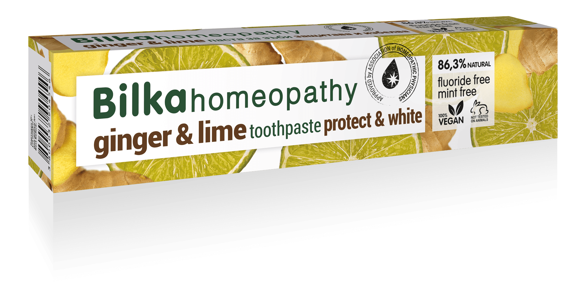 Homeopati Diş Macunu ZENCEFİL & LİMONLU