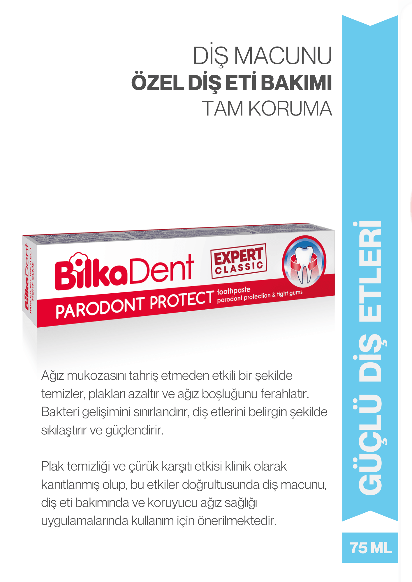 Parodont Protect Diş Macunu Koruma & Sıkı Diş Etleri - Classic