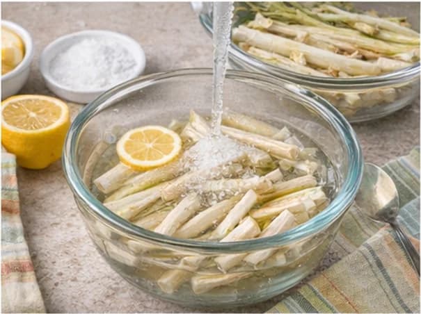 Şevketi bostan temizlerken dikkat edilmesi gerekenler limonlu suda yıkama ve temizleme işlemi