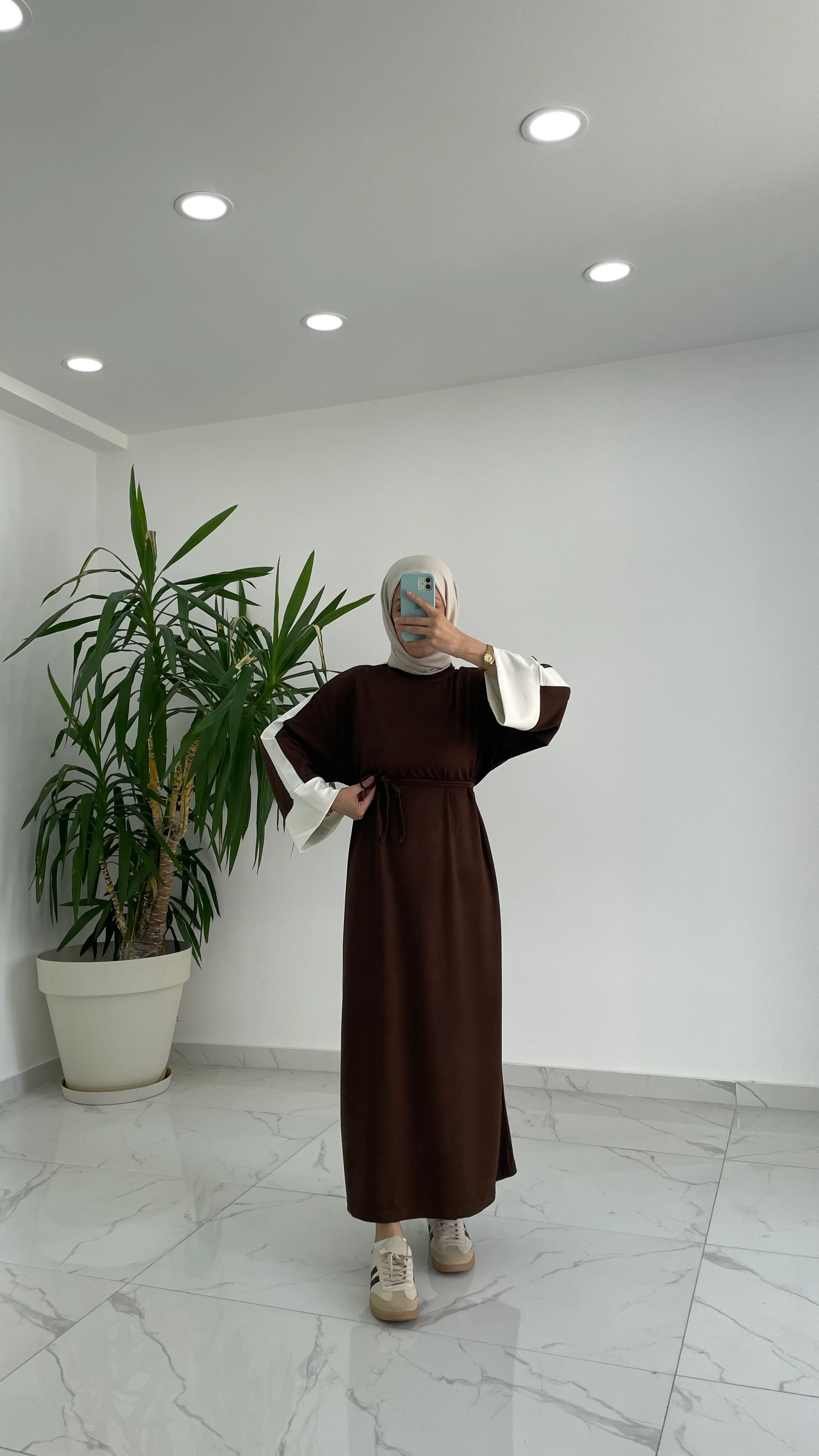 Rolly Garnili Oysho Elbise - Kahve