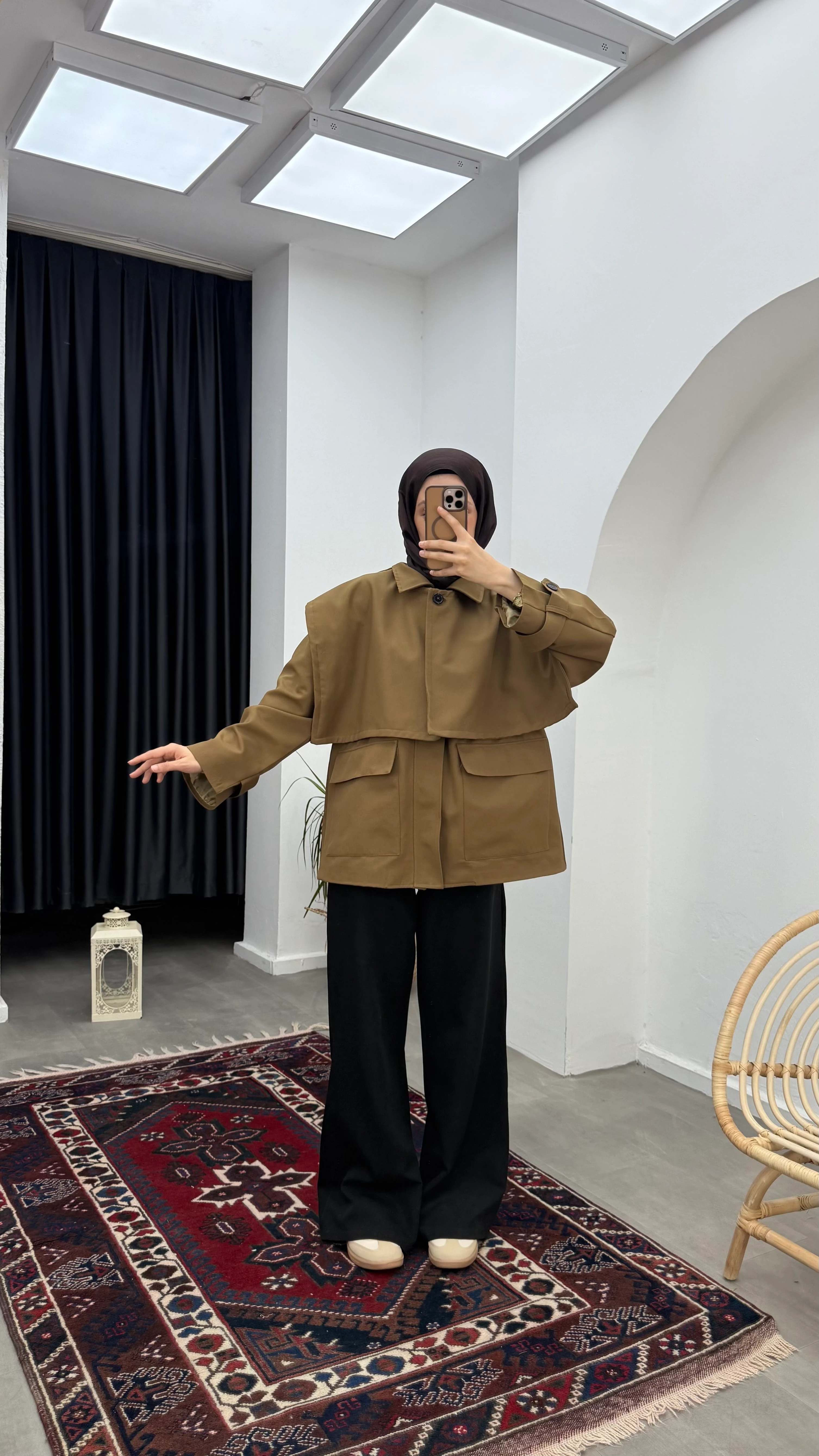 Premium Tasarım Trençkot