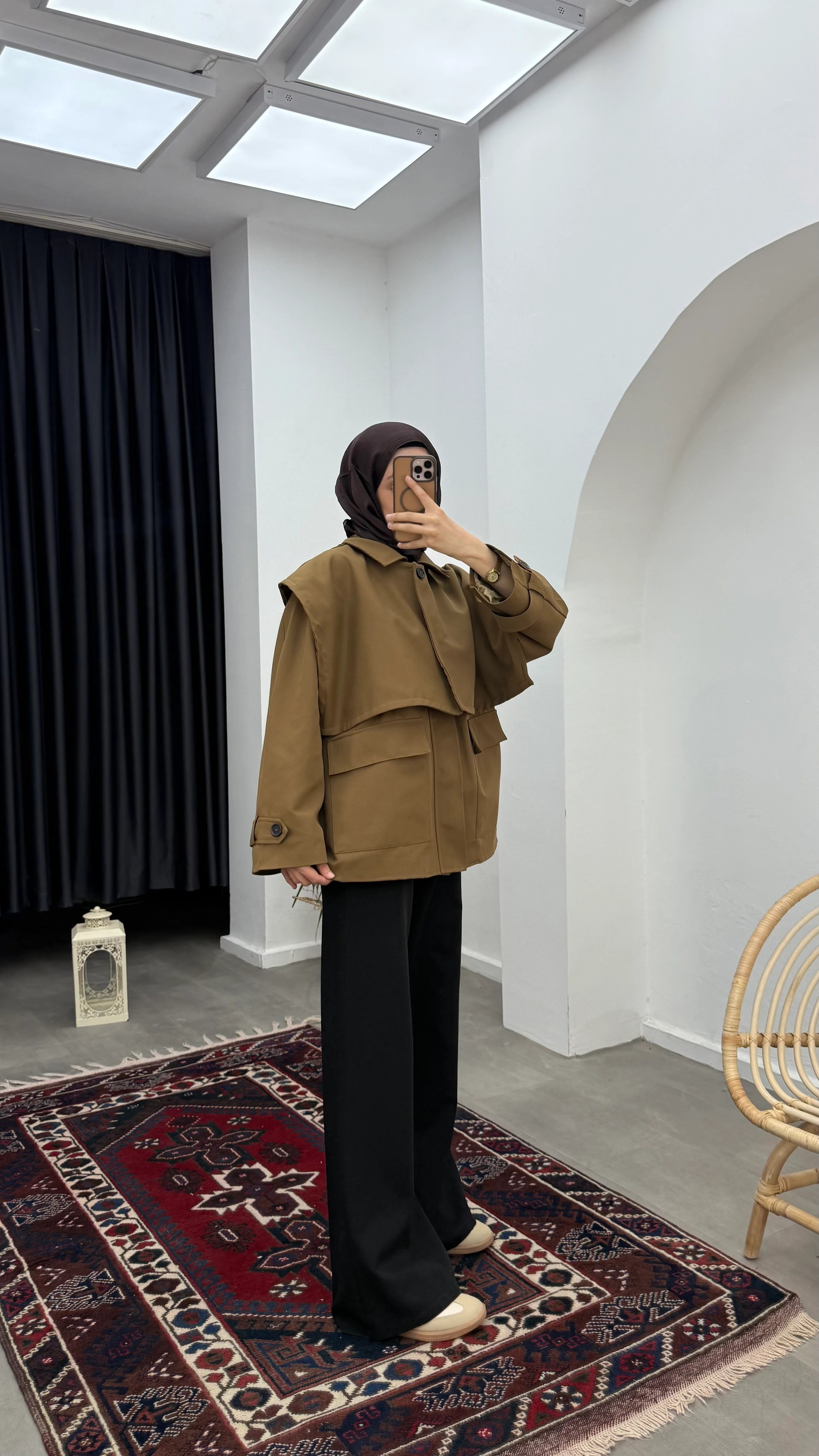 Premium Tasarım Trençkot