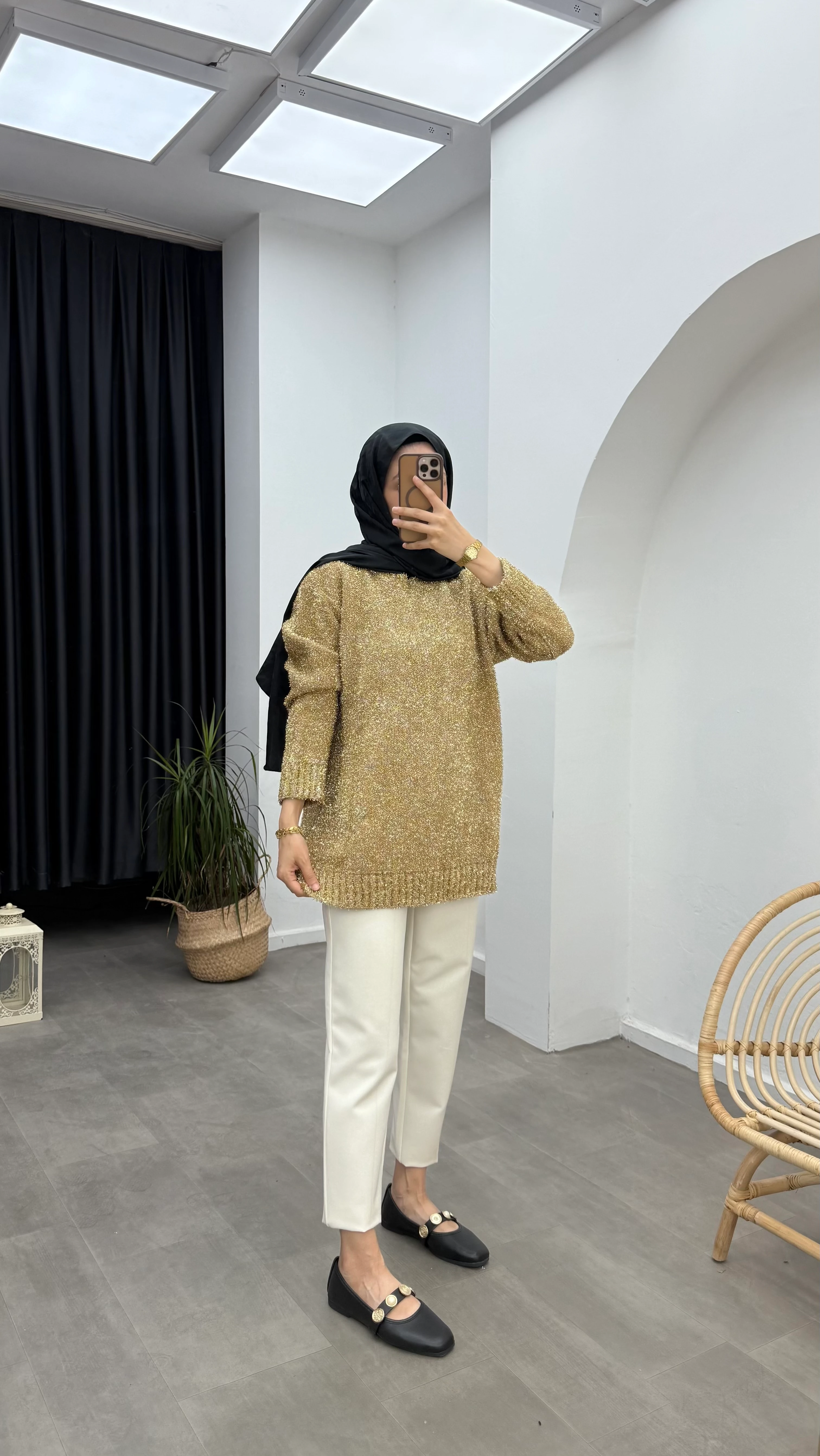 Hola Triko Simli Kazak - Gold