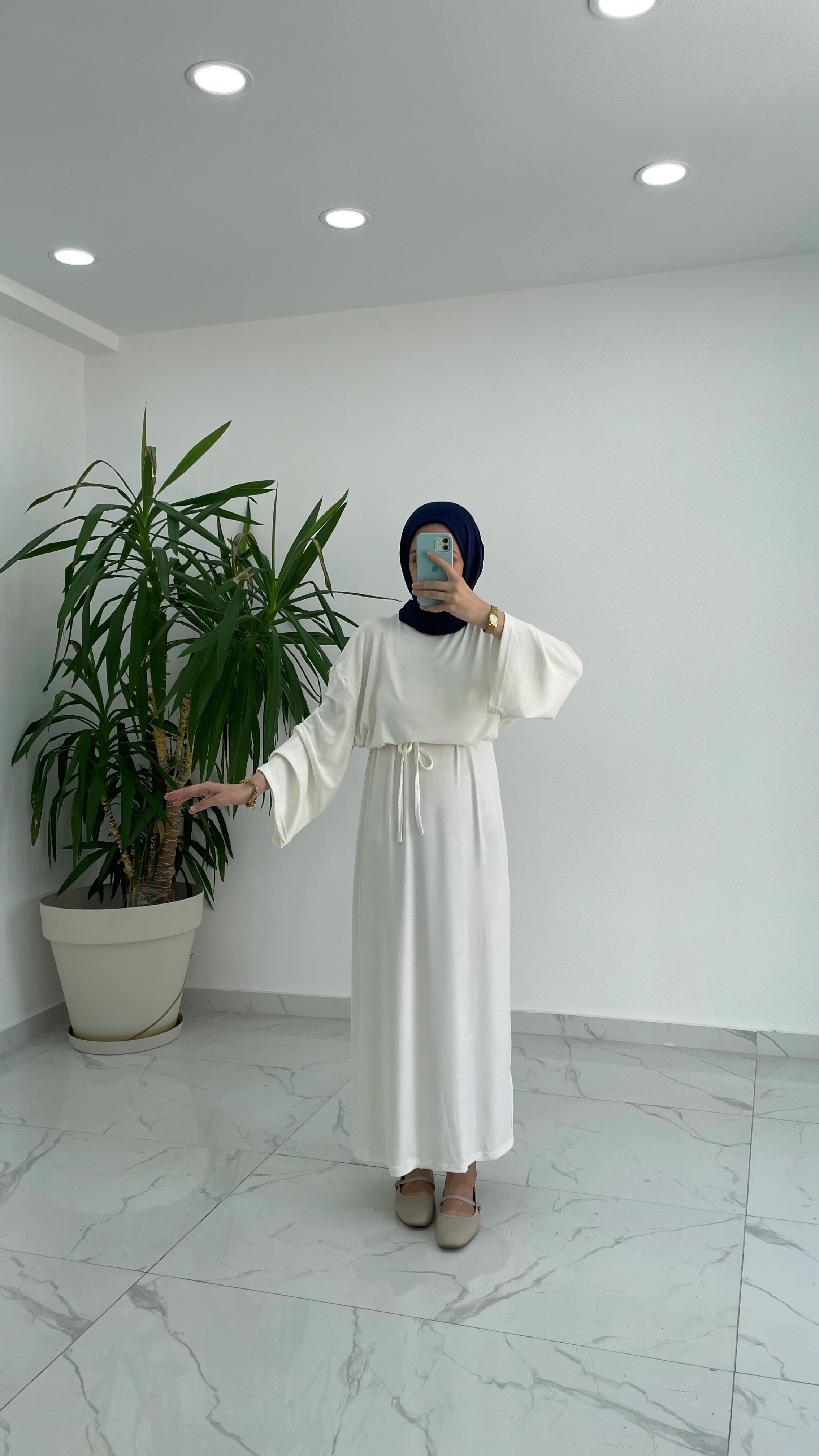 Lunessa Belden Bağlamalı Elbise 