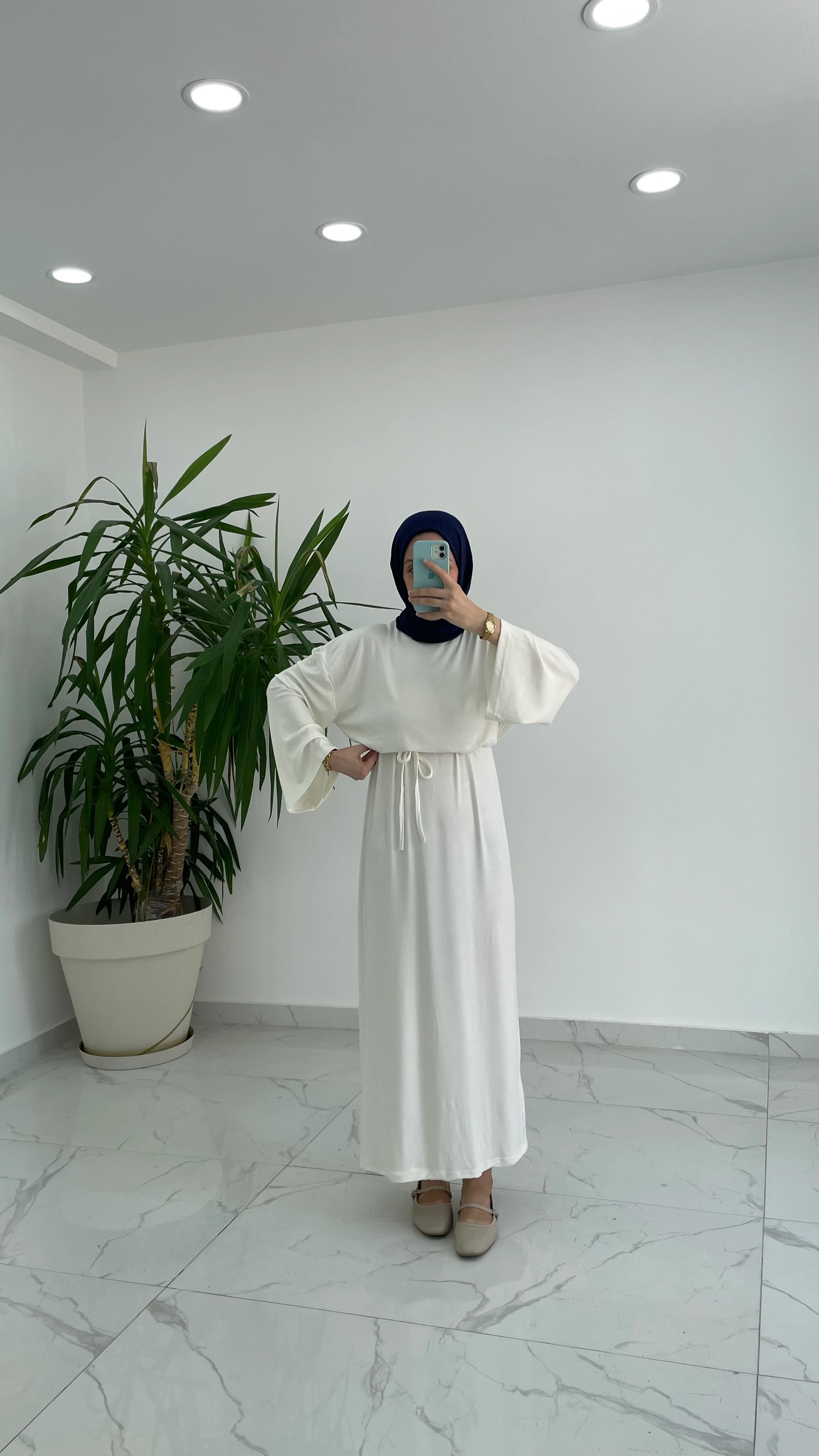 Lunessa Belden Bağlamalı Elbise 