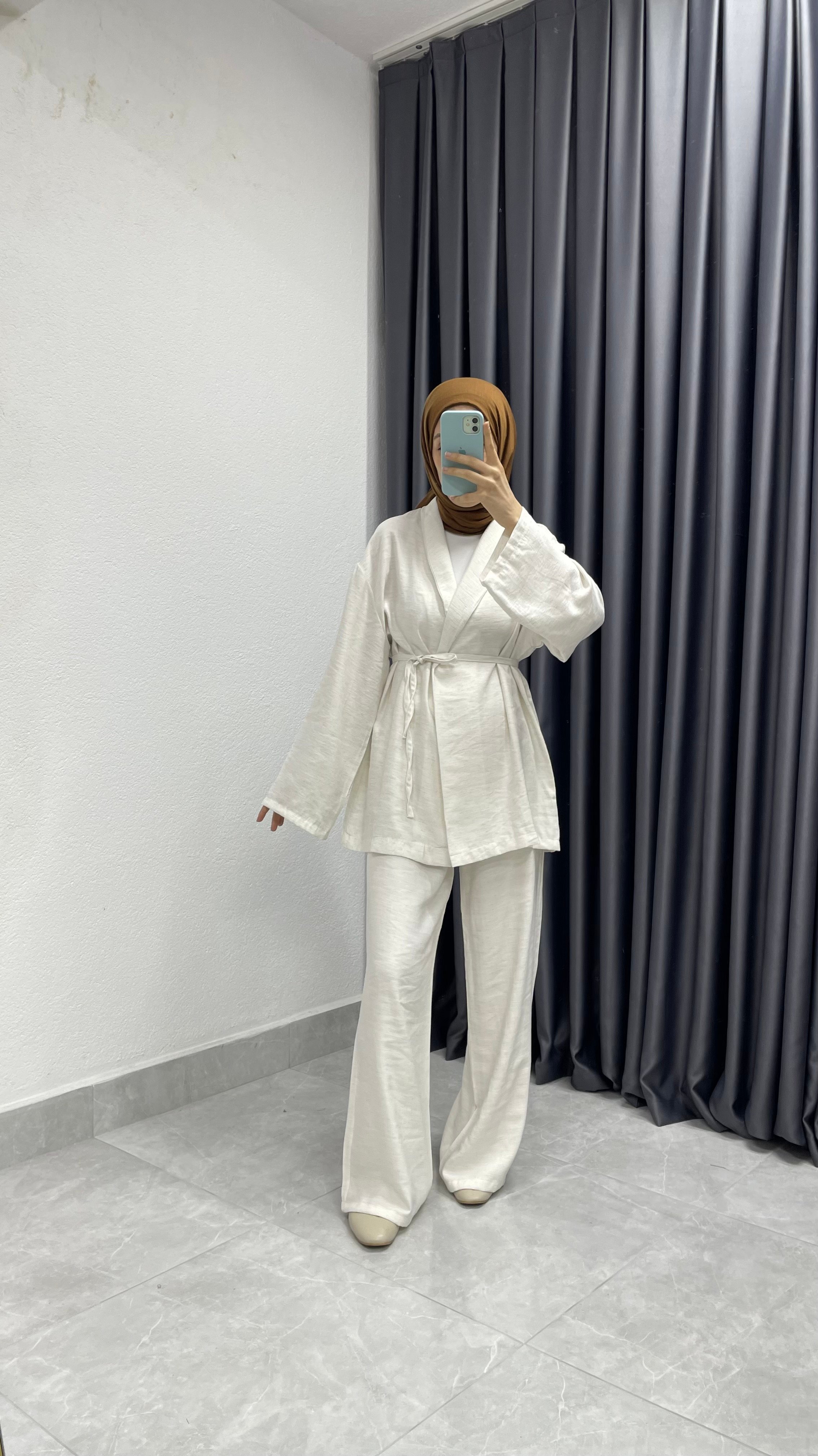 Kimono Pantolon İkili Takım