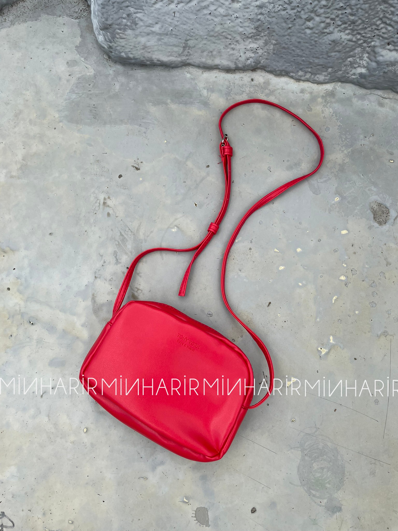 Hope Mini Çapraz Askılı Çanta - Kırmızı