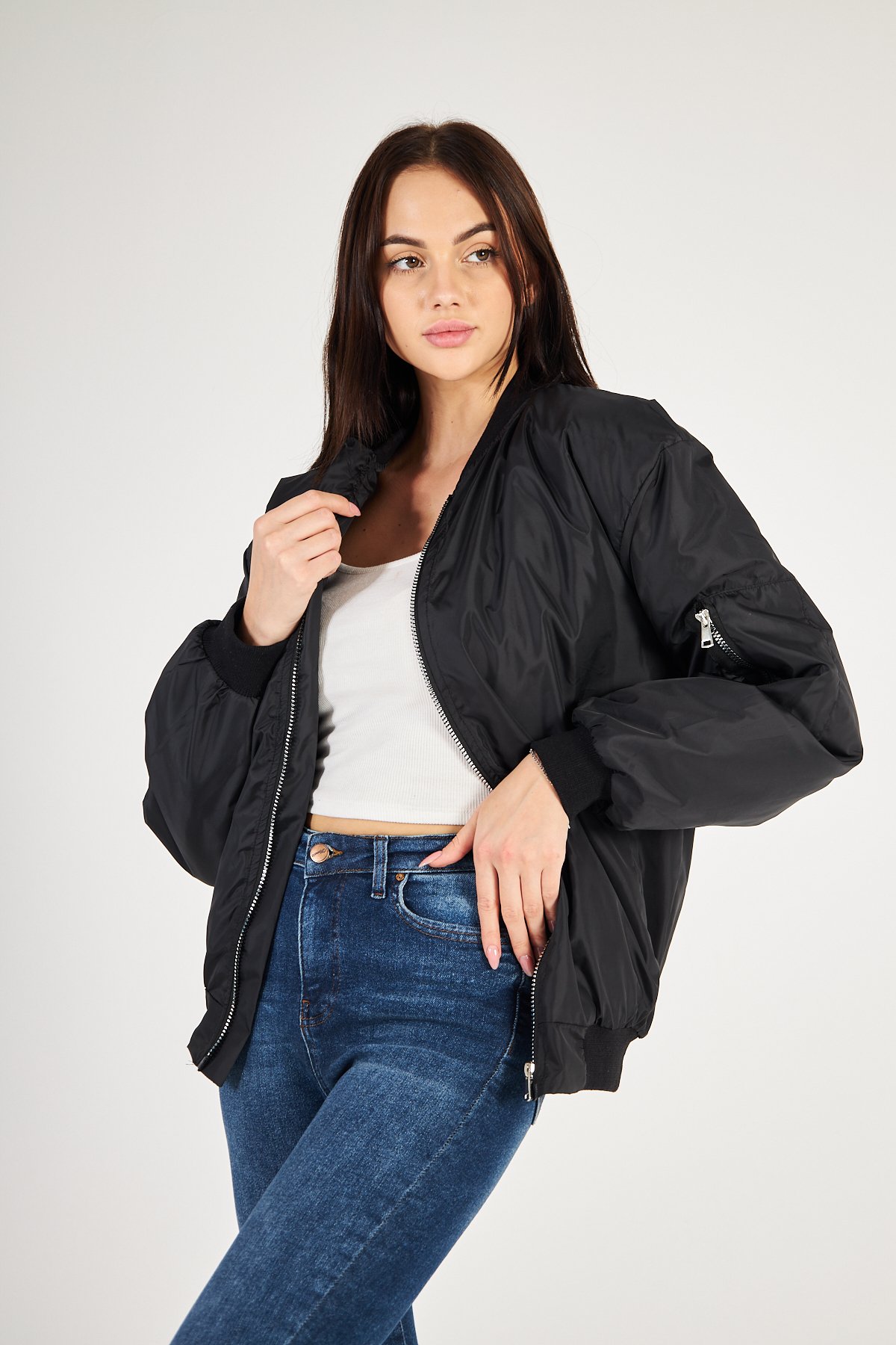 Oversize Bomber Ceket