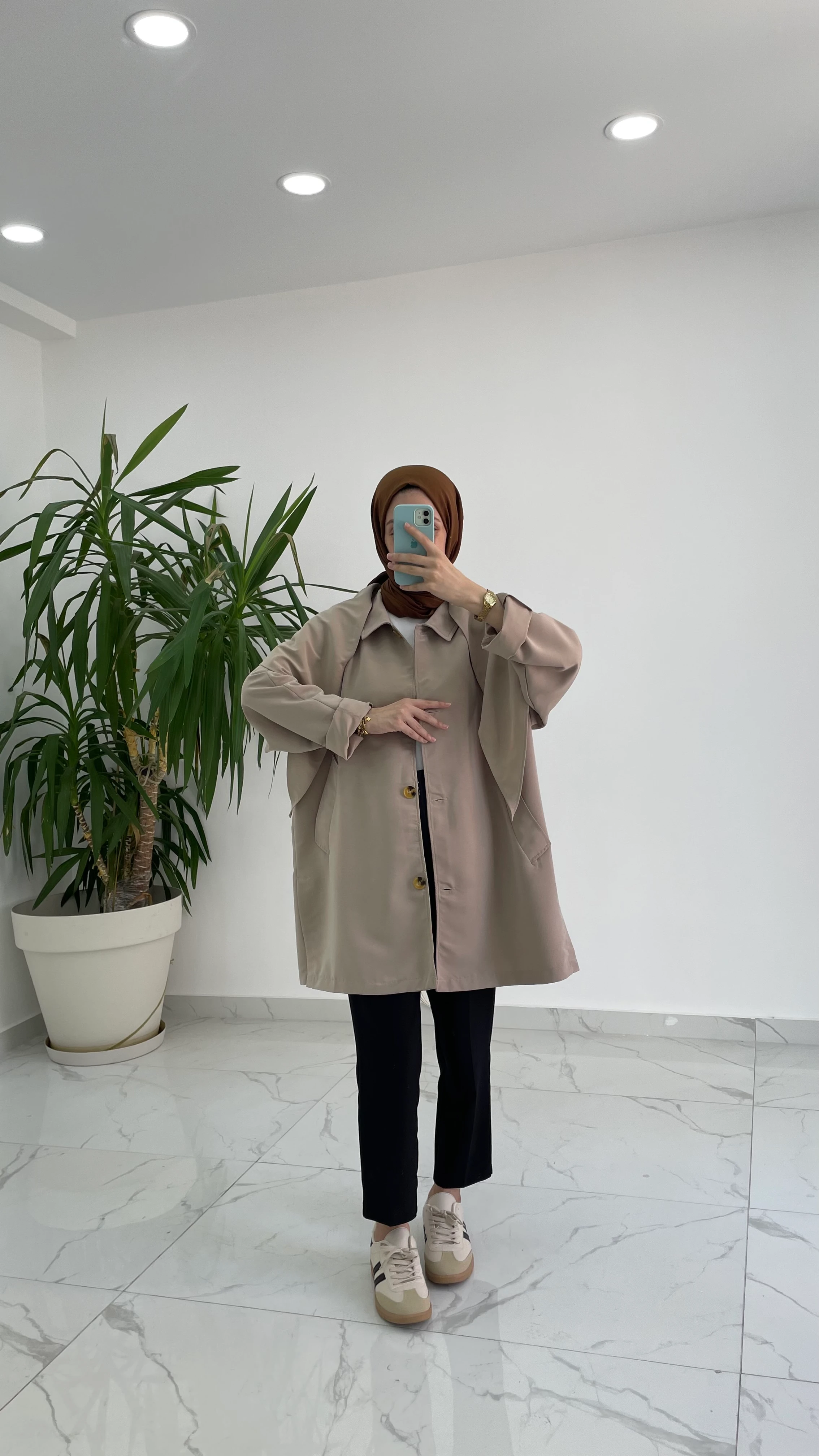 Pelerinli Premium Trençkot 