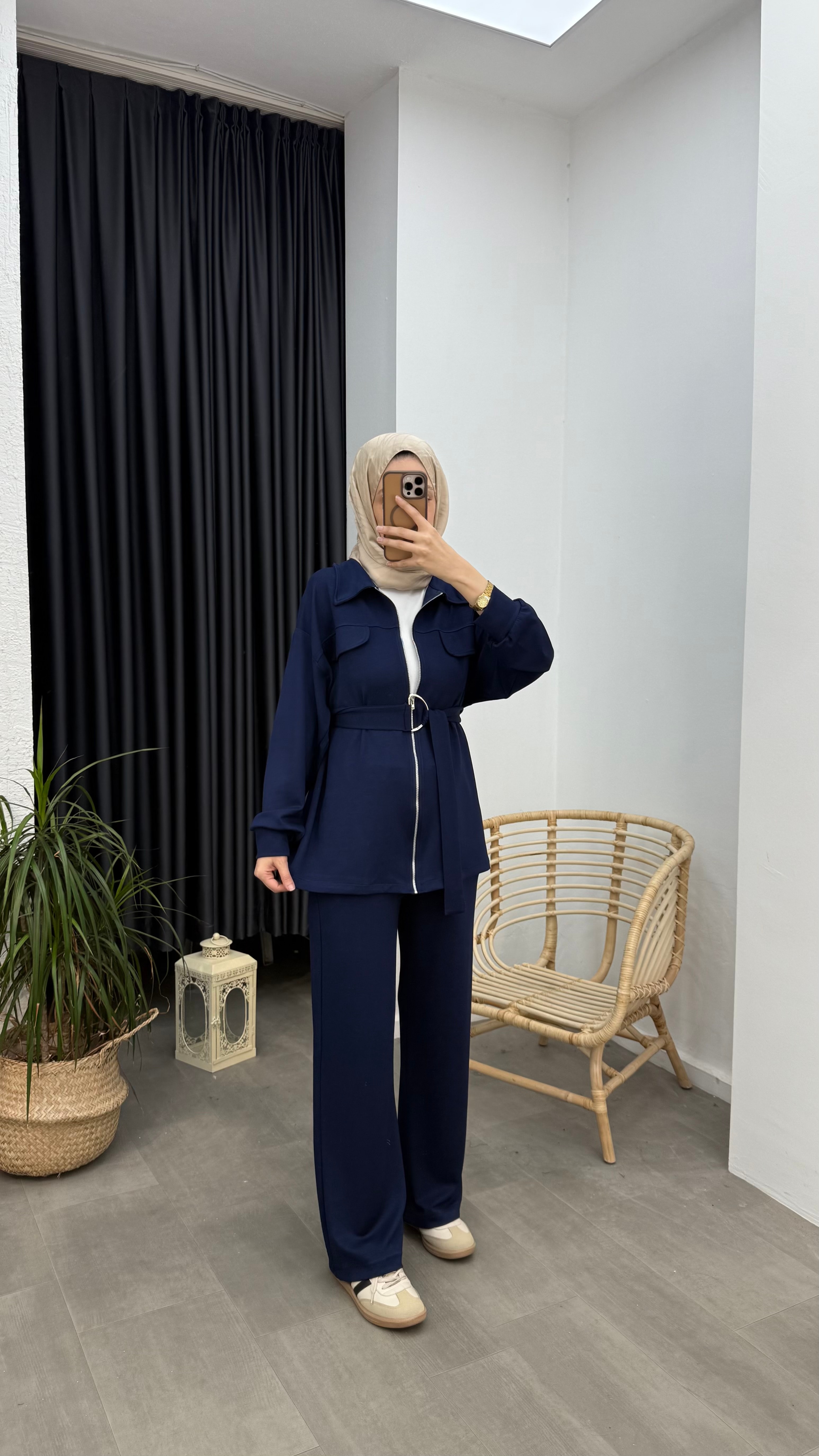 Cep Detaylı Oysho Takım - Lacivert