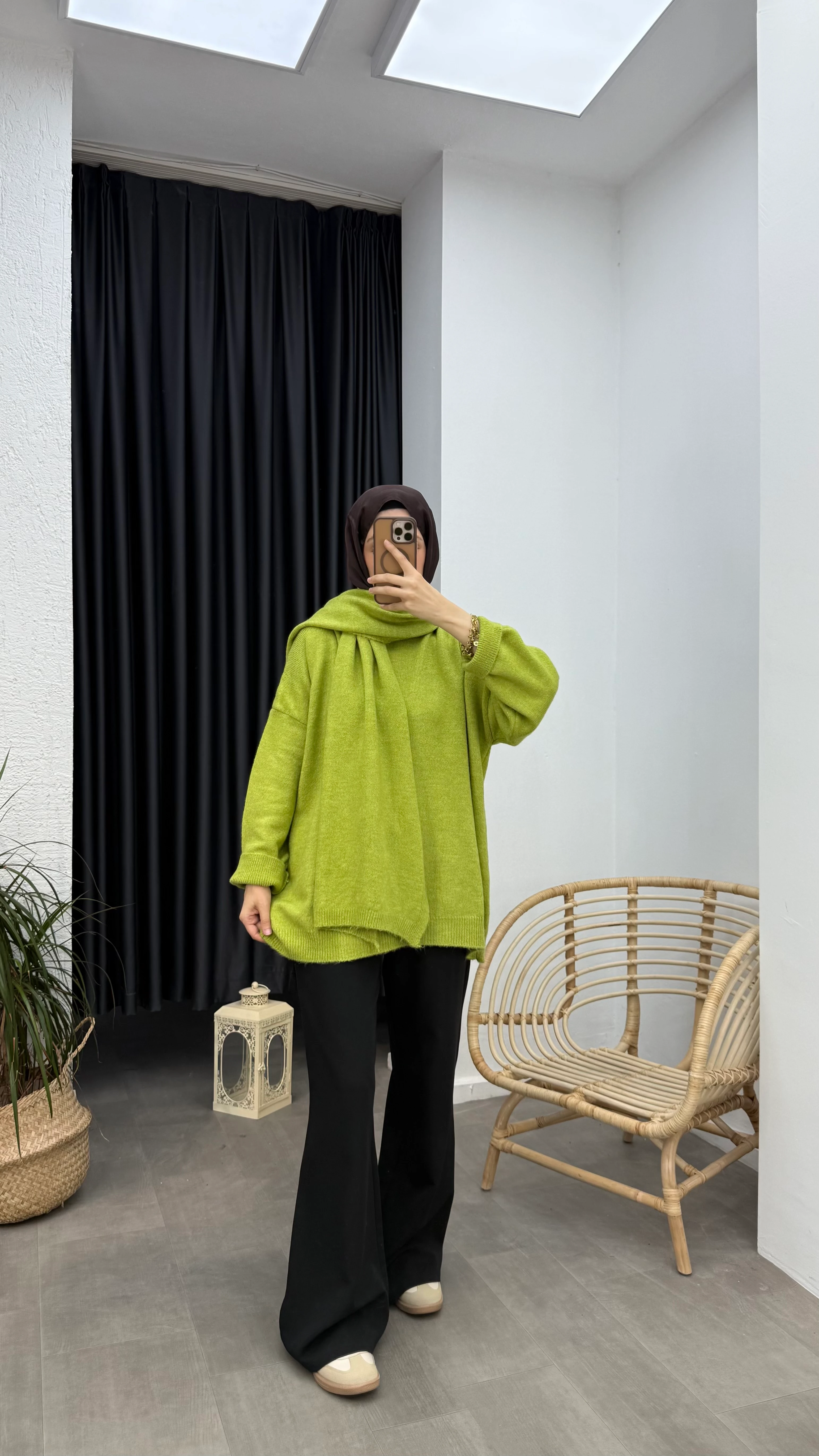 Atkılı Triko Kazak