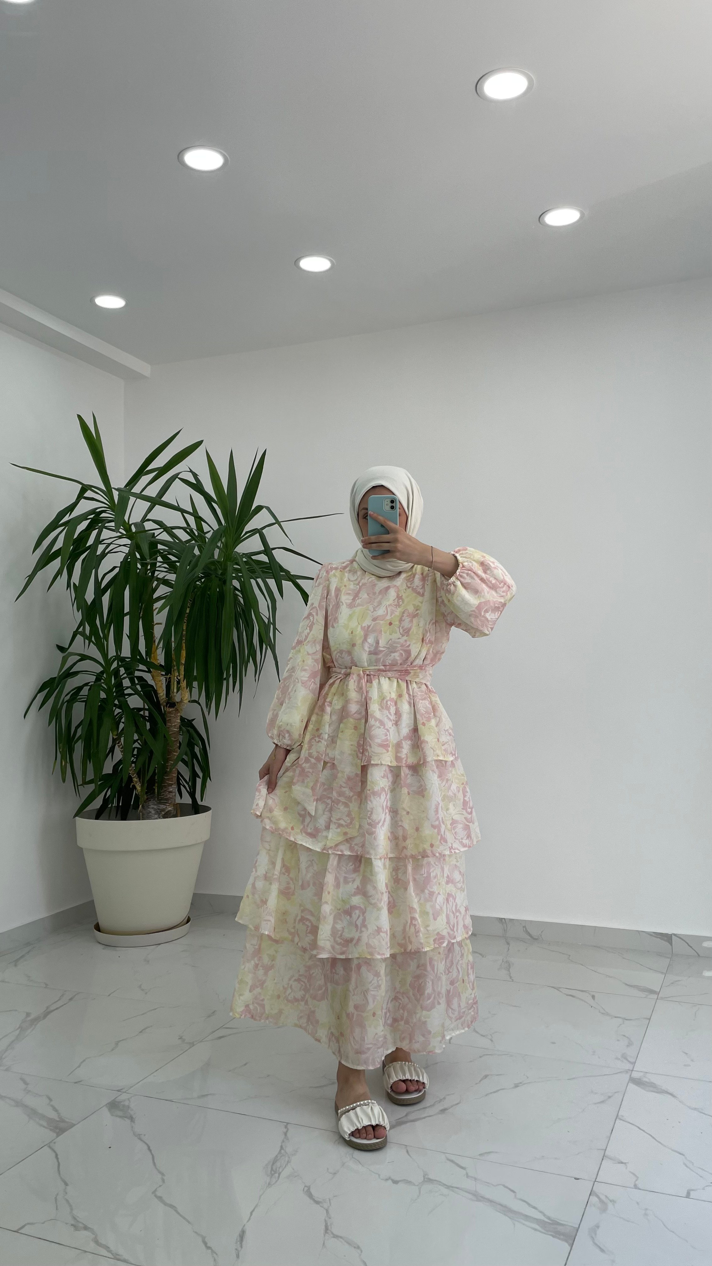 Desenli Pembe