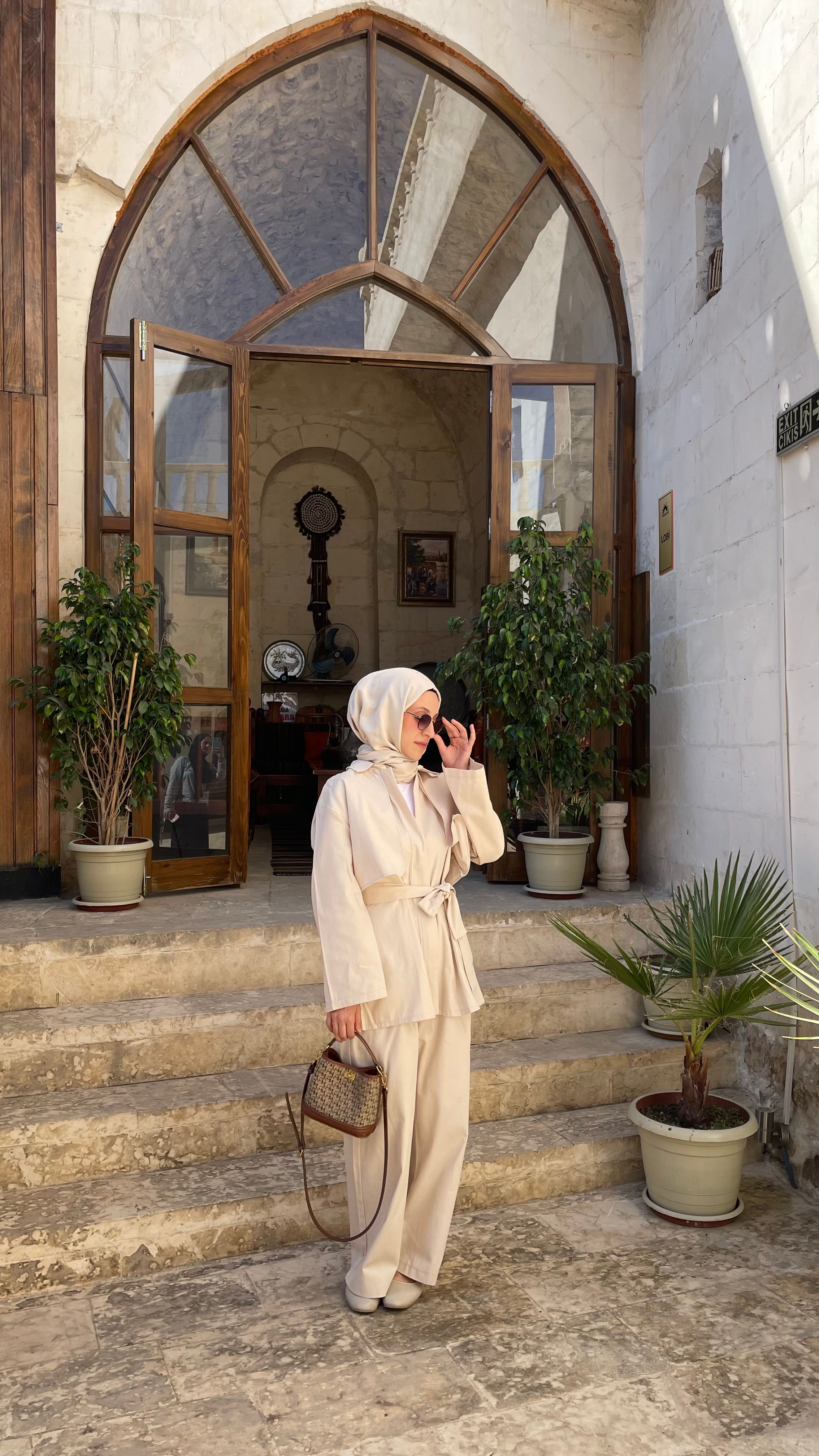 Wooden Gabardin Pantolon Takım