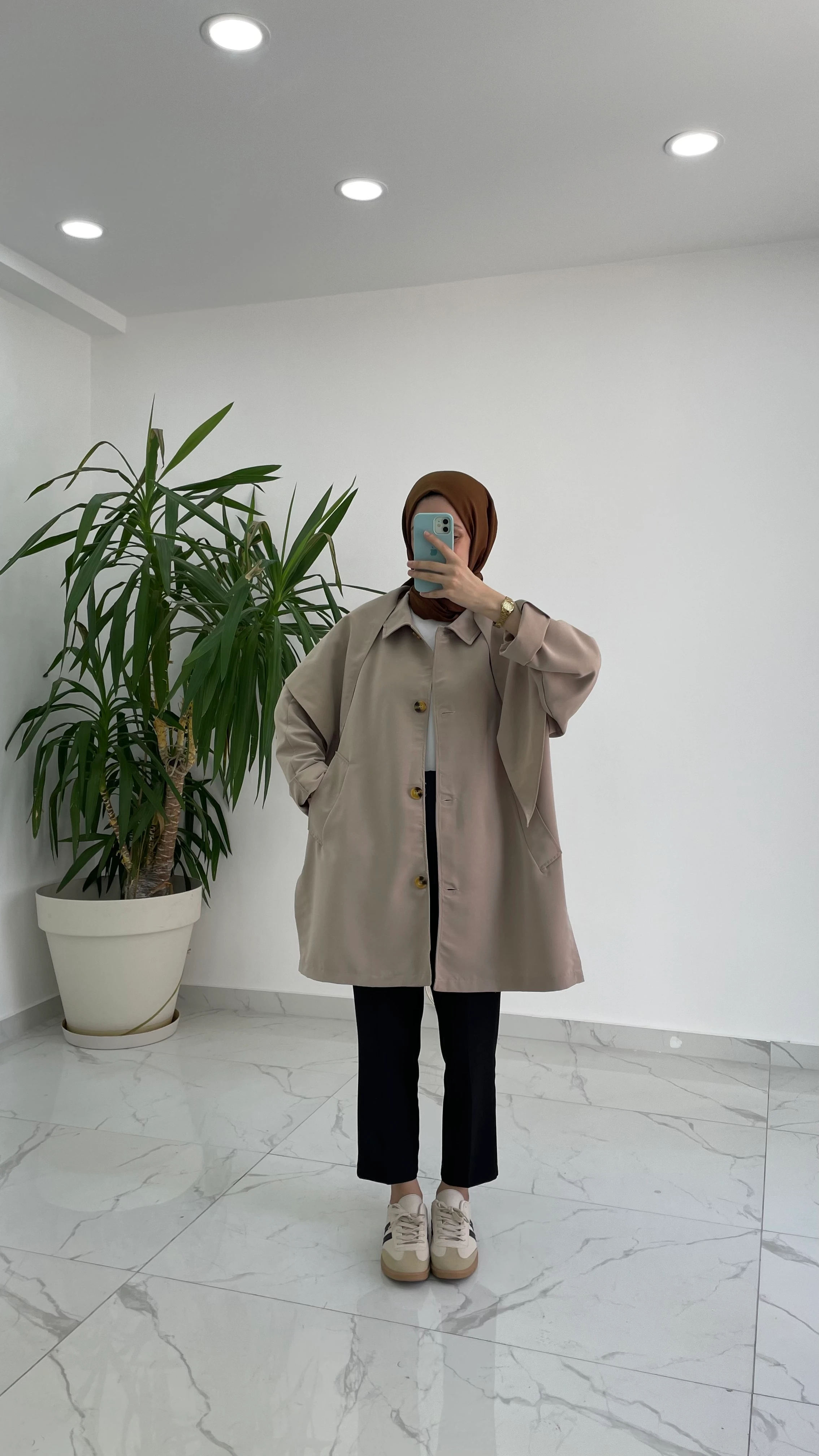 Pelerinli Premium Trençkot 