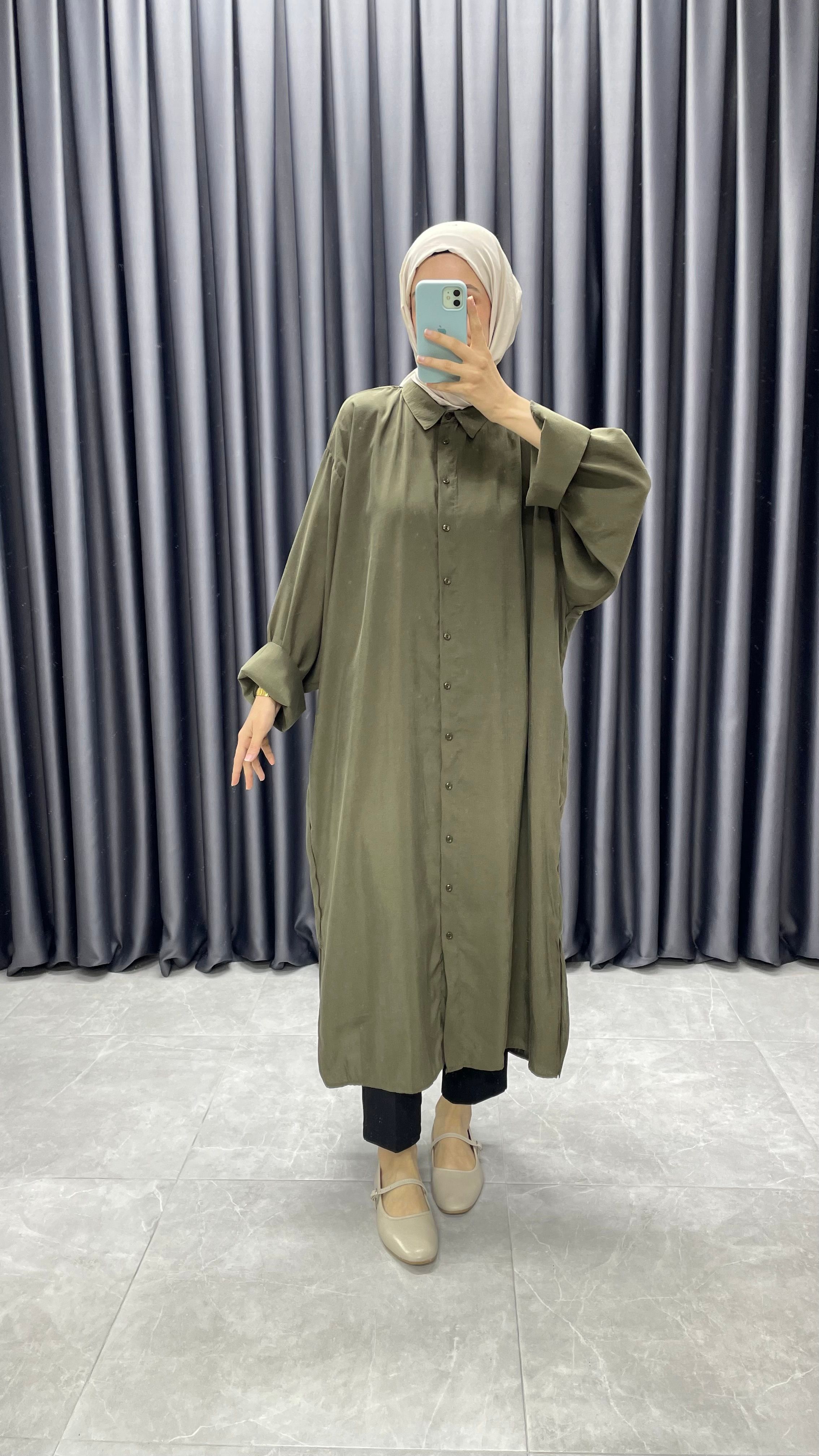 Soft Tencel Kumaş Gömlek 