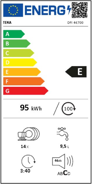 TEKA DFI 46700 - Tam Ankastre Bulaşık Makinesi