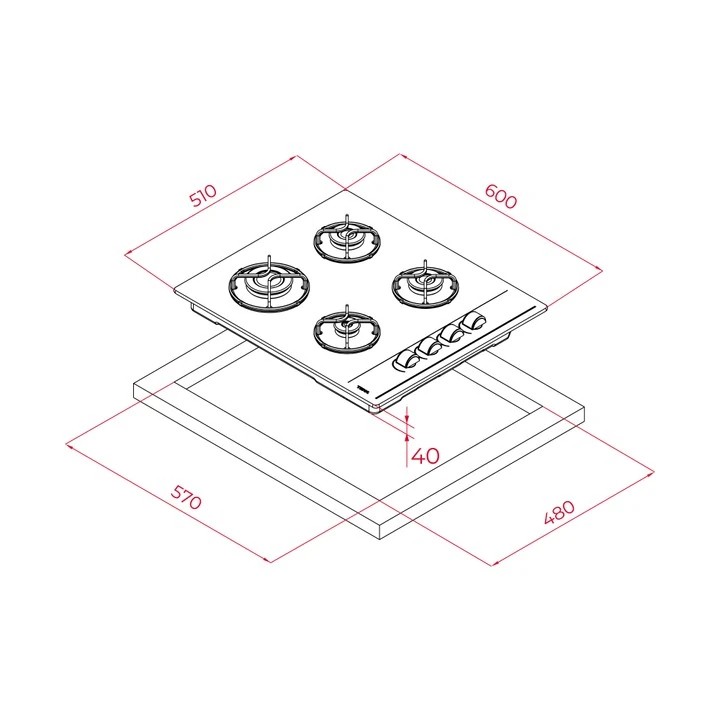 TEKA AİRFRY FIRINLI SİYAH ANKASTRE SET 4 ( HSB 646 S FIRIN - GBC 64002 BK - TVT 60.1  )