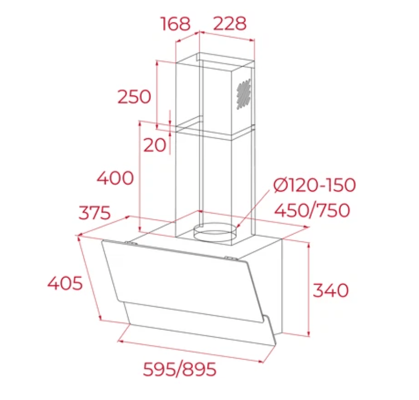 TEKA ANKASTRE GRİ SET 4 [ HLB 8400 ST FIRIN + GZC 64320 ST ANKASTRE OCAK + ATV 60 ST DAVLUMBAZ ]