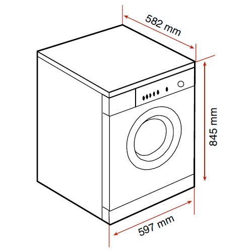 TEKA TK3 1490 WD SOLO BEYAZ 9 KG. KURUTMALI ÇAMAŞIR MAKİNASI