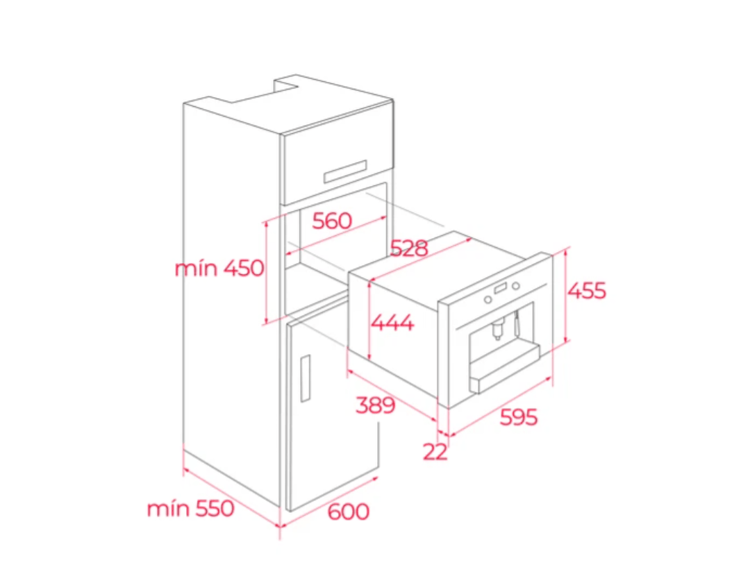 TEKA CLC 85-G1 GM SİYAH ÇEKİRDEK ÖĞÜTÜCÜLÜ ANKASTRE KAHVE MAKİNASI