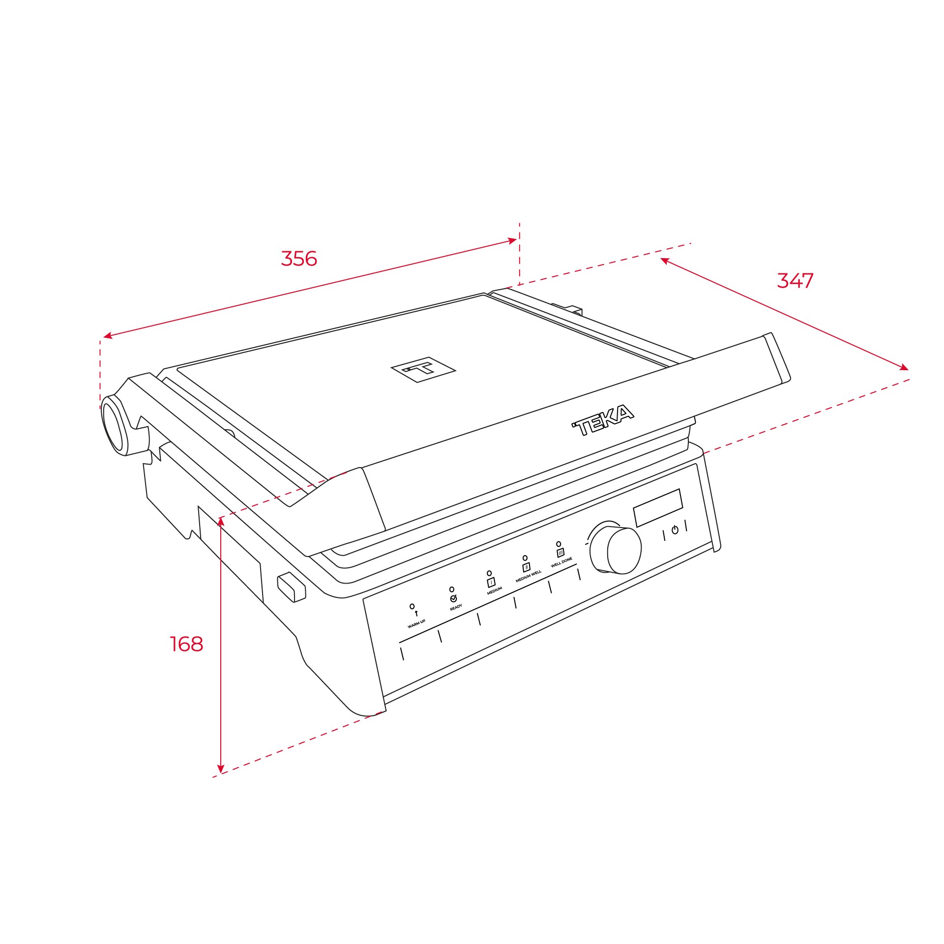 TEKA Elite Grill Otomatik Pişirme Fonksiyonlu Tost Makinesi