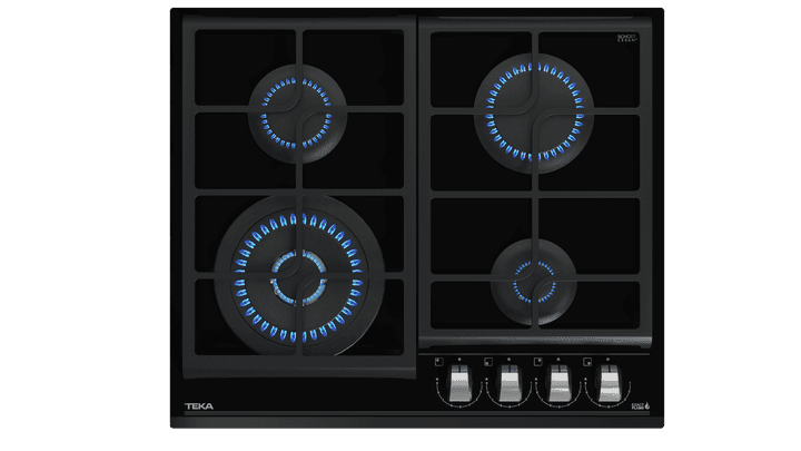 TEKA GZC 64320 BK SİYAH 60 CM. EXACTFLAME ANKASTRE OCAK