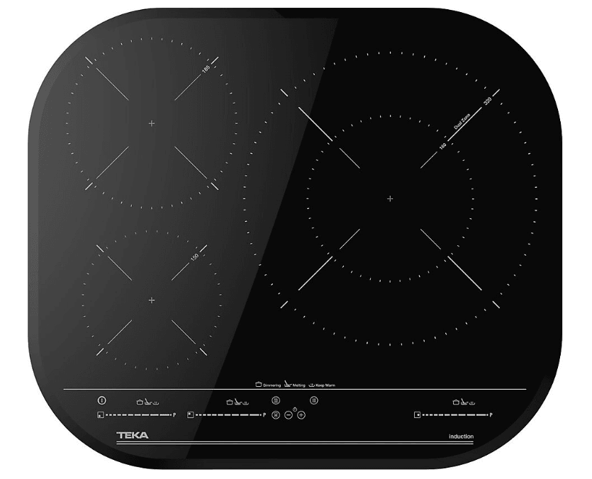 TEKA IRC 63320 BK 3 GÖZLÜ OVAL ANKASTRE İNDÜKSİYONLU OCAK