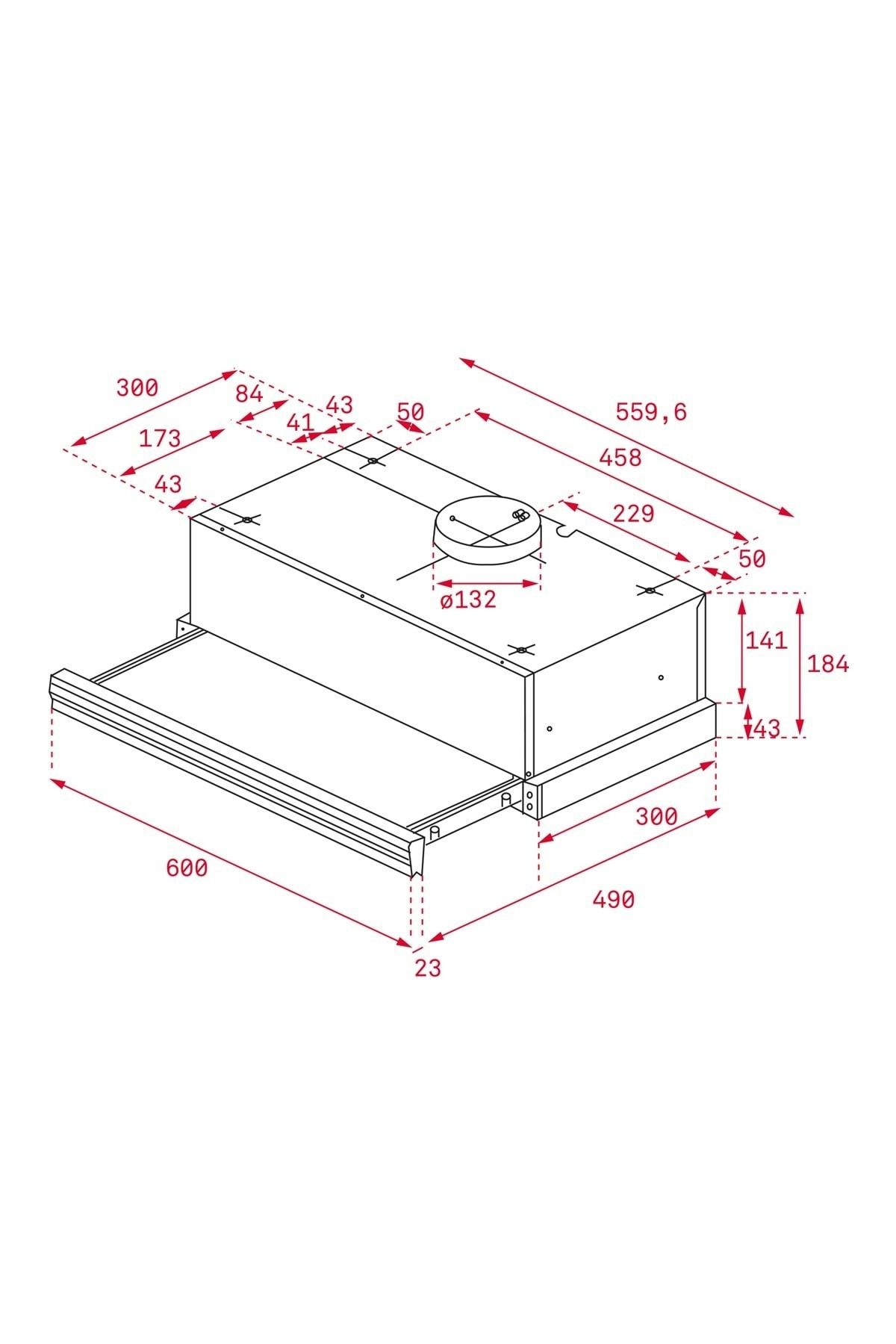 TEKA CNL 6400.2 INOX SÜRGÜLÜ ASPİRATÖR