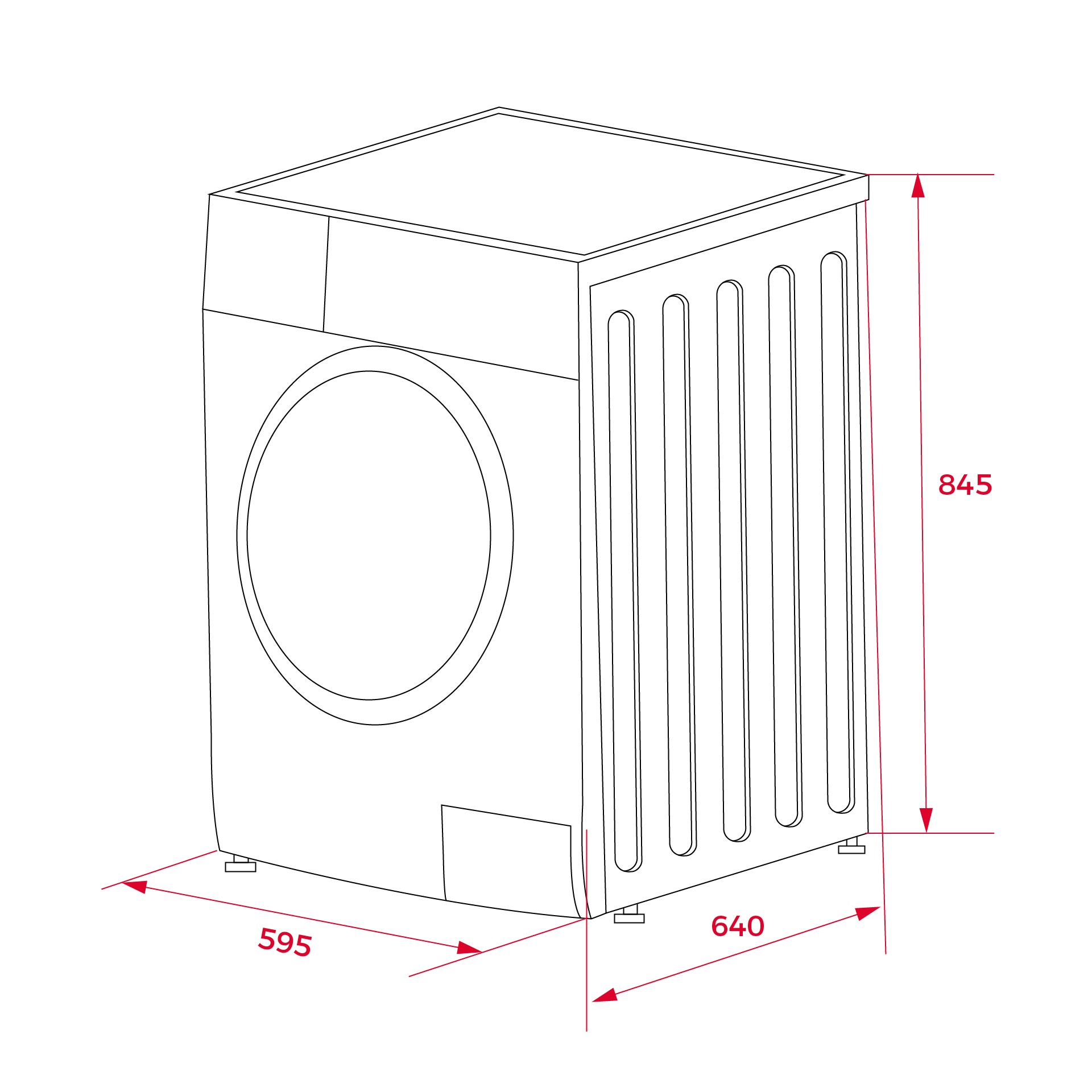 TEKA SHK 81030 AUTODOSE TEKNOLOJİLİ SOLO KURUTMA MAKİNESİ  (10 kg)