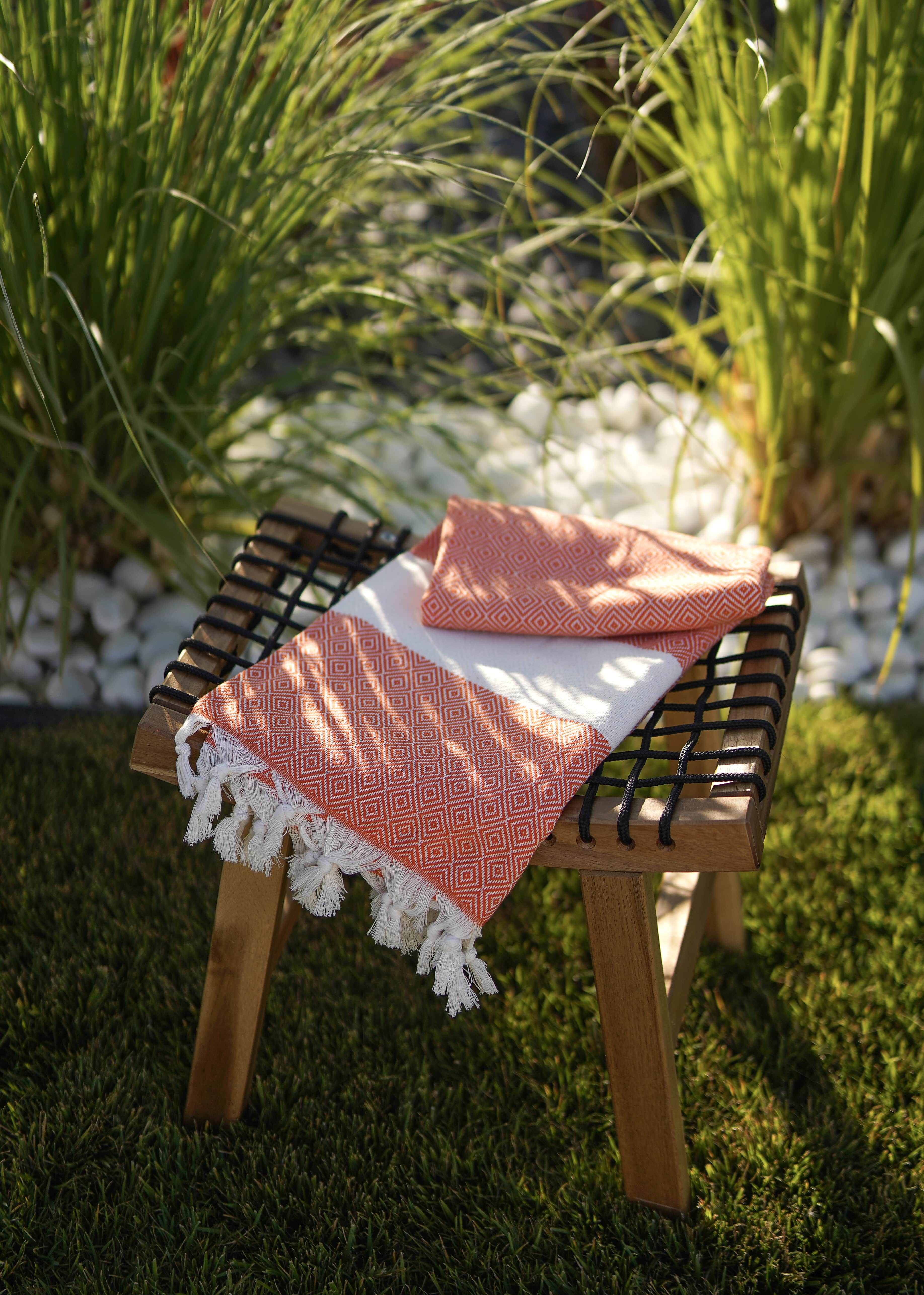 Doğal Pamuk Elmas Desenli Peştemal Banyo – Hamam – Plaj Havlusu 100x 180 cm (Aurea Koleksiyonu)