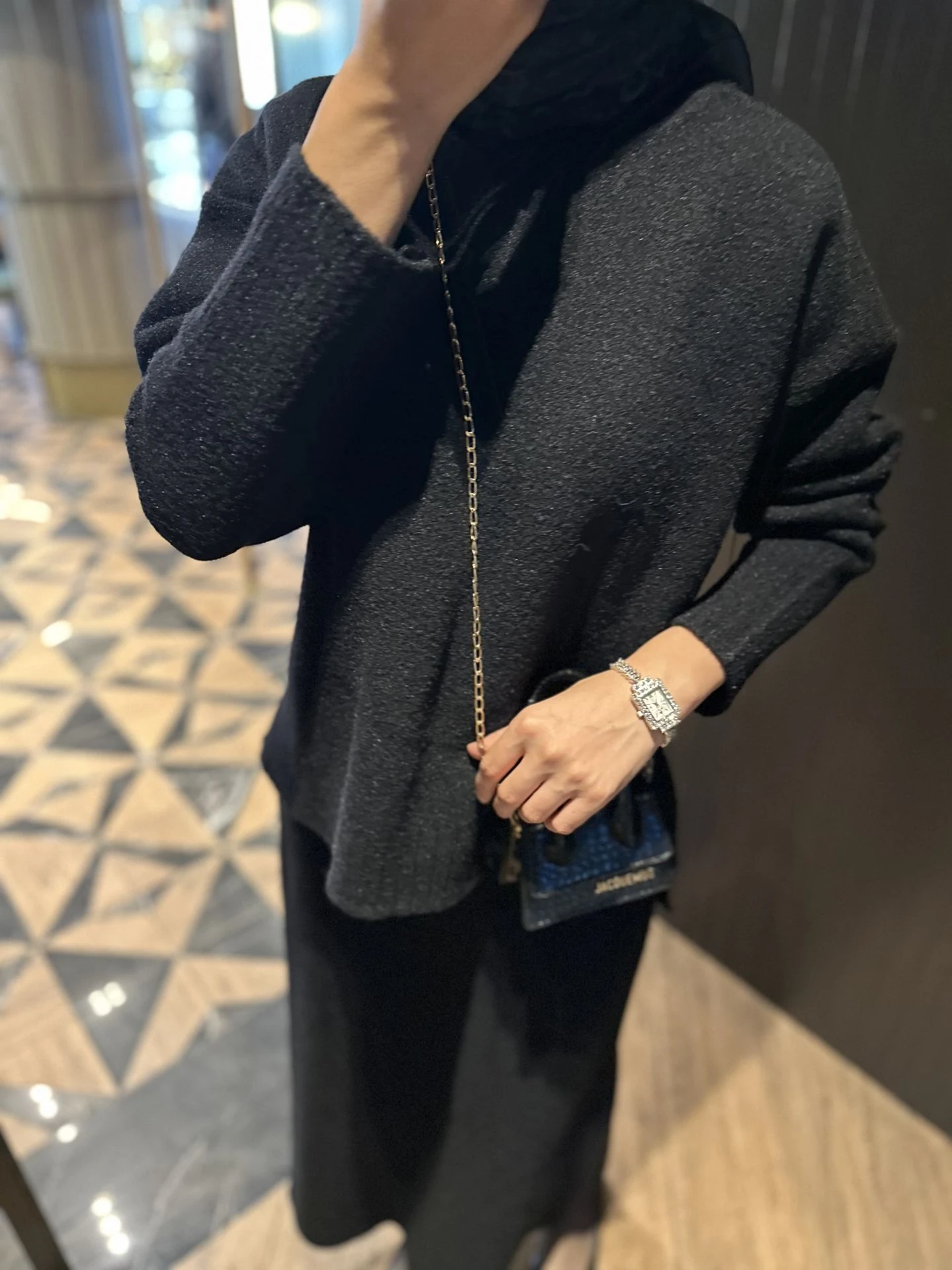 Triko Set İkili Siyah