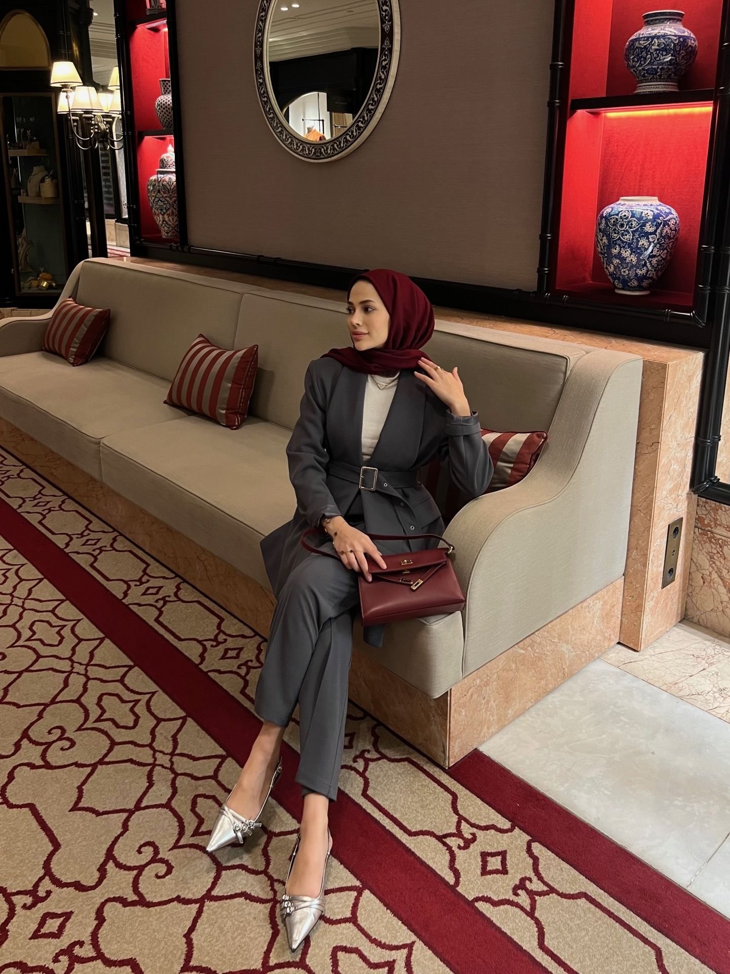 Class Ceket Pantolon İkili Set Antrasit