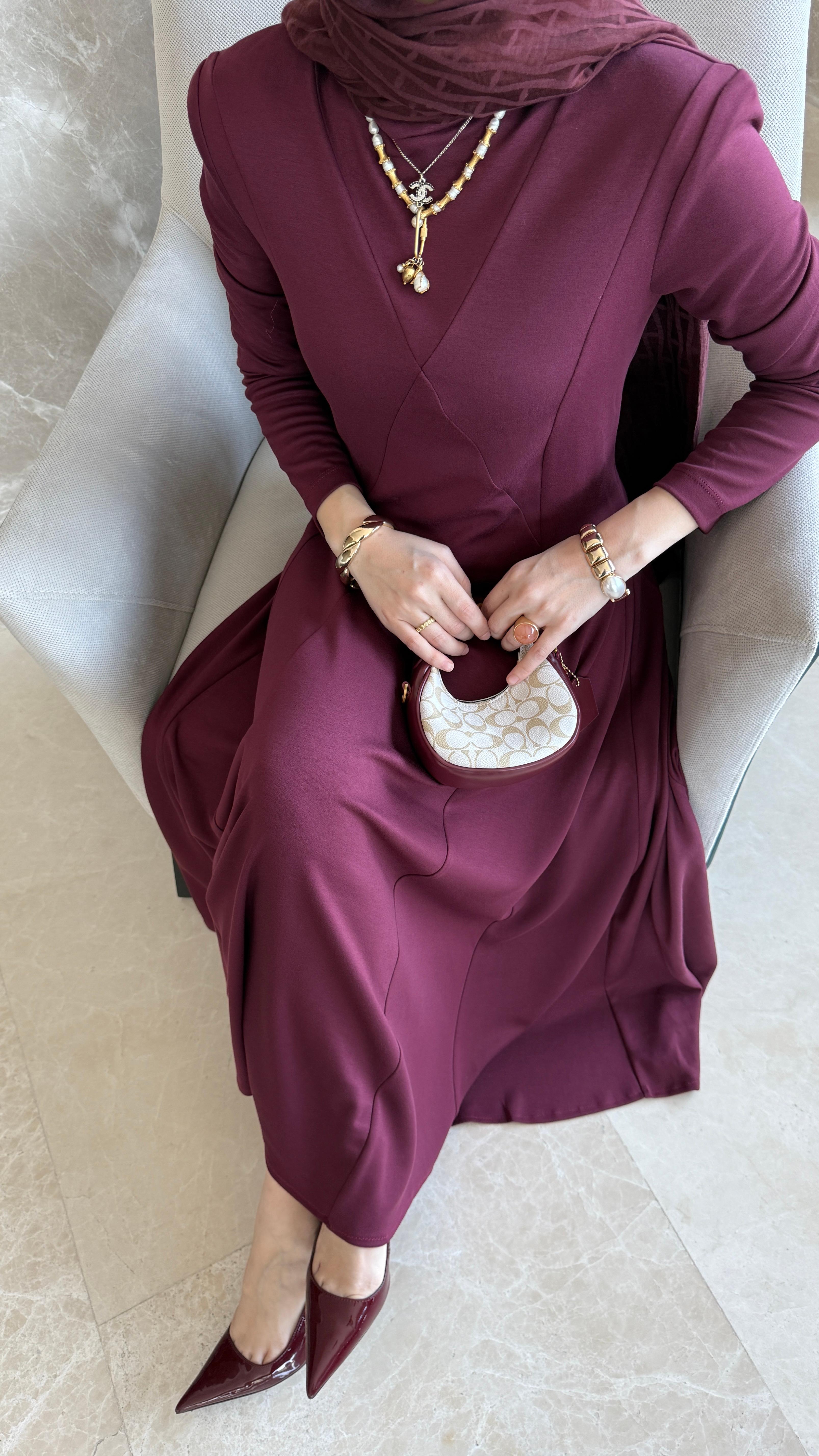 Oysho Parçalı Elbise Bordo