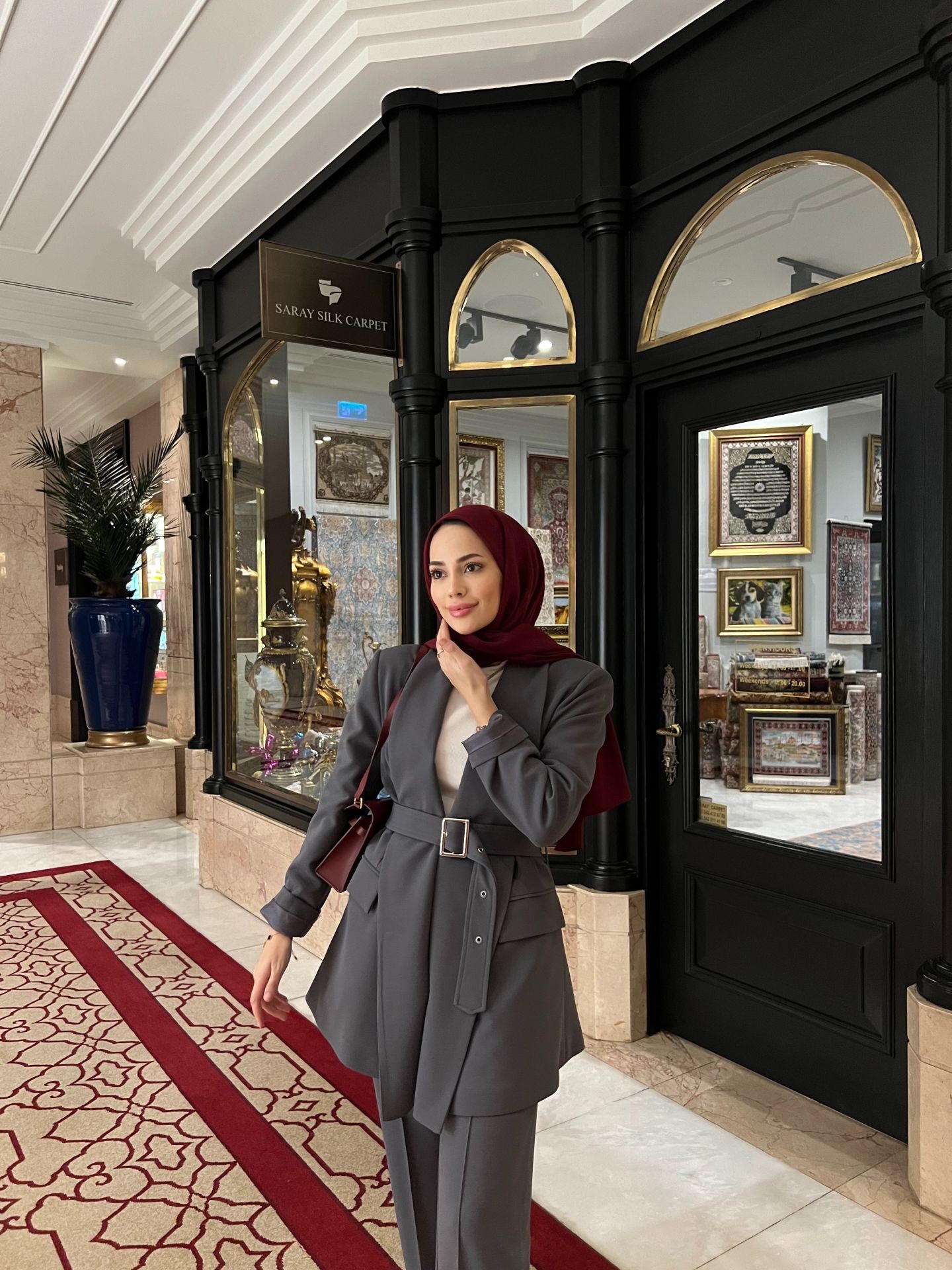 Class Ceket Pantolon İkili Set Antrasit