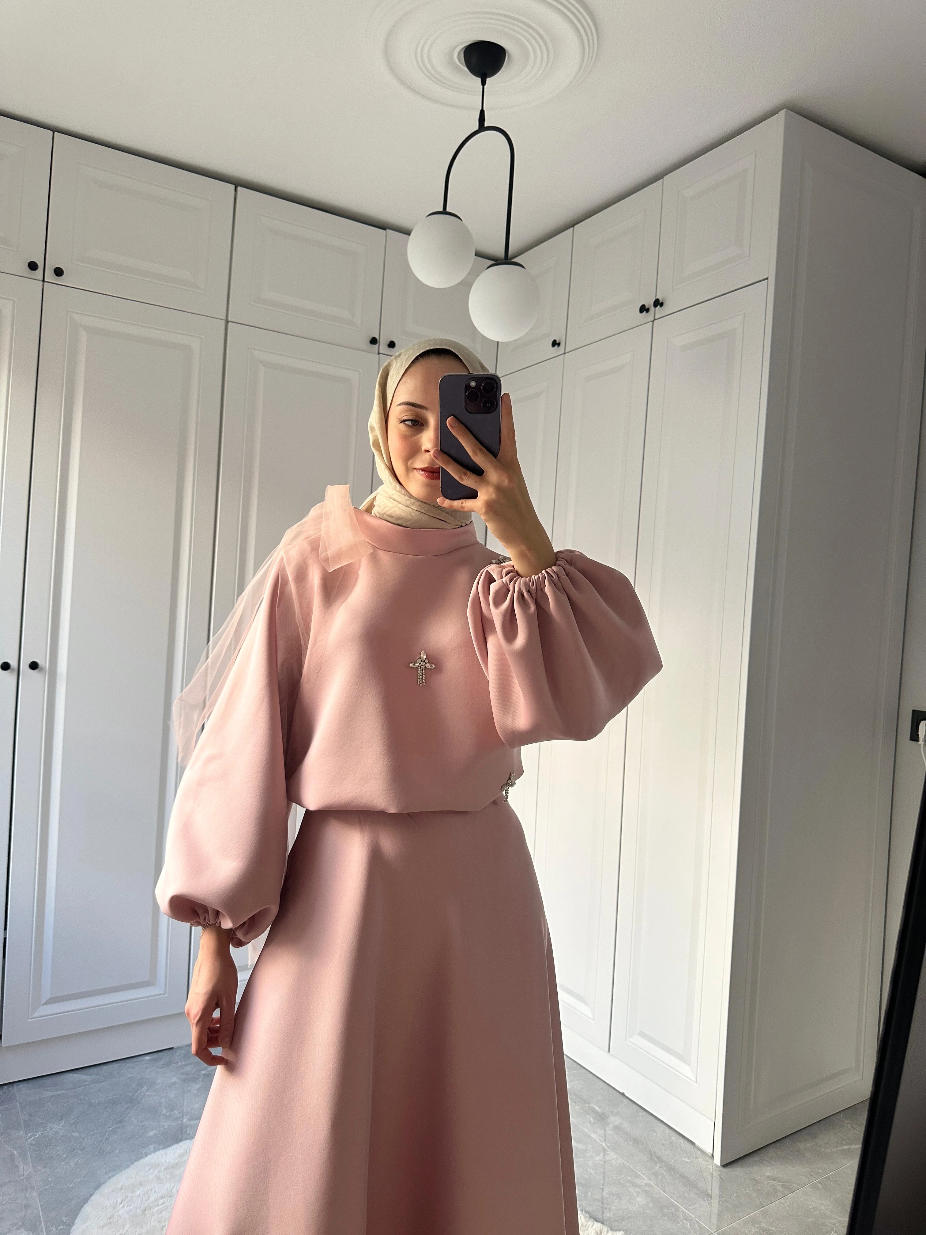 Pearly Takım Soft Pembe 