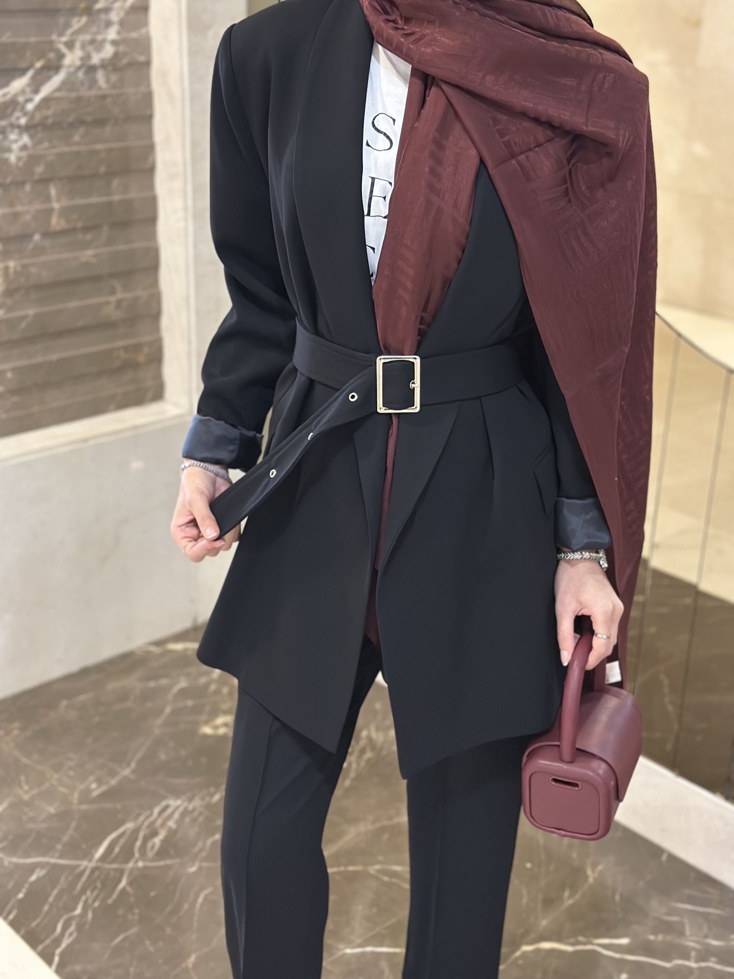 Class Ceket Pantolon İkili Set Siyah